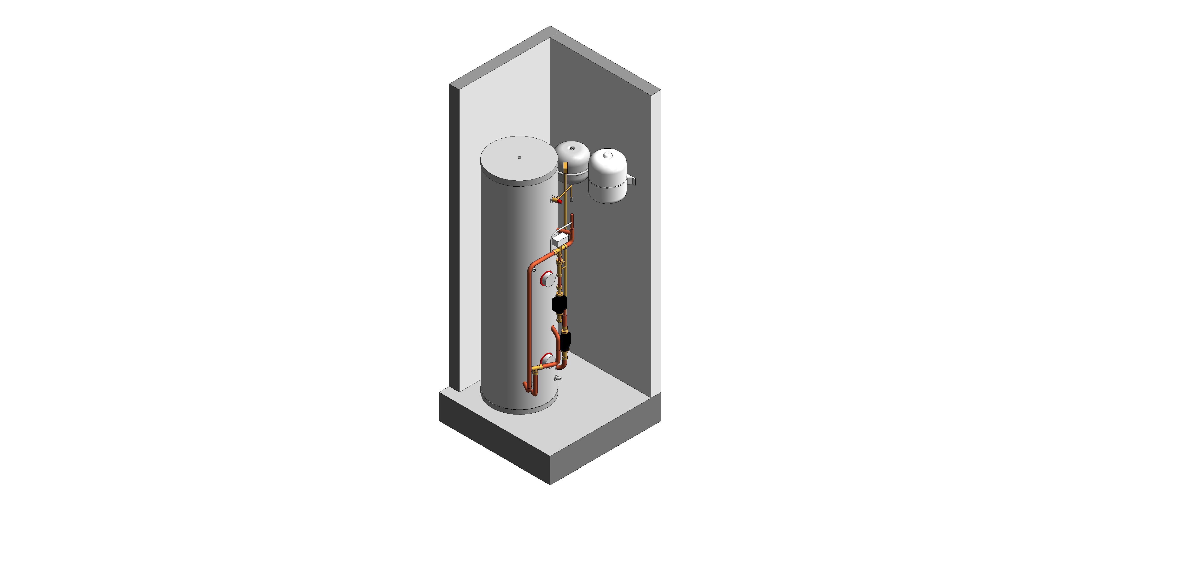 Product: 4 Bed - Standard Cylinder cupboard