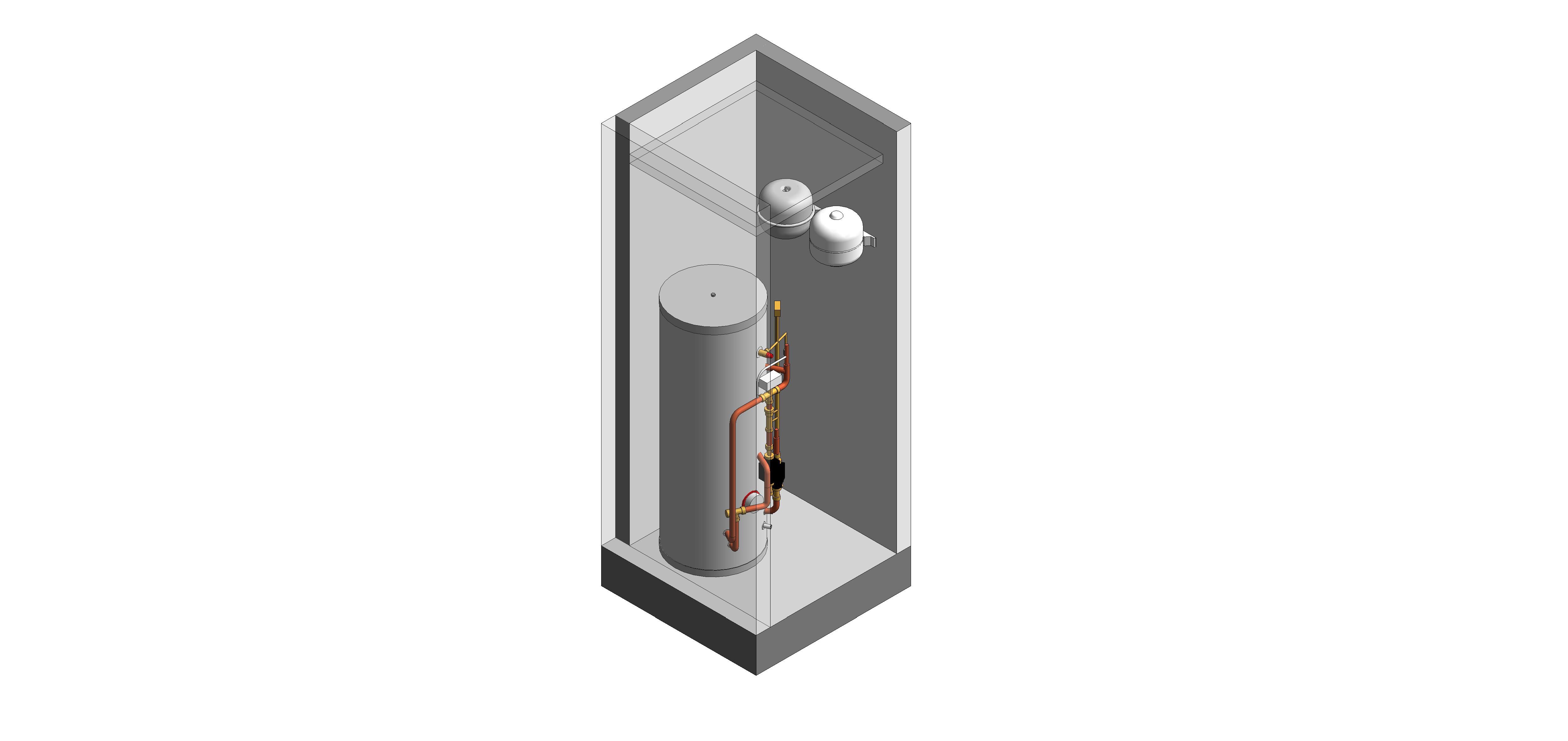 Product: 2 Bed - Cylinder cupboard