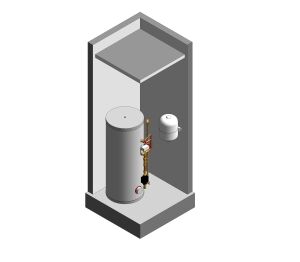 Product: 3 Bed - Cylinder cupboard - (HP PP Cyl Only)