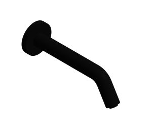 Product: I-TECH Wall mounted sensor tap with Infrared technology, finished in a brushed black. Mains or AA battery operated (IND-IRWSPOUT-BLK)