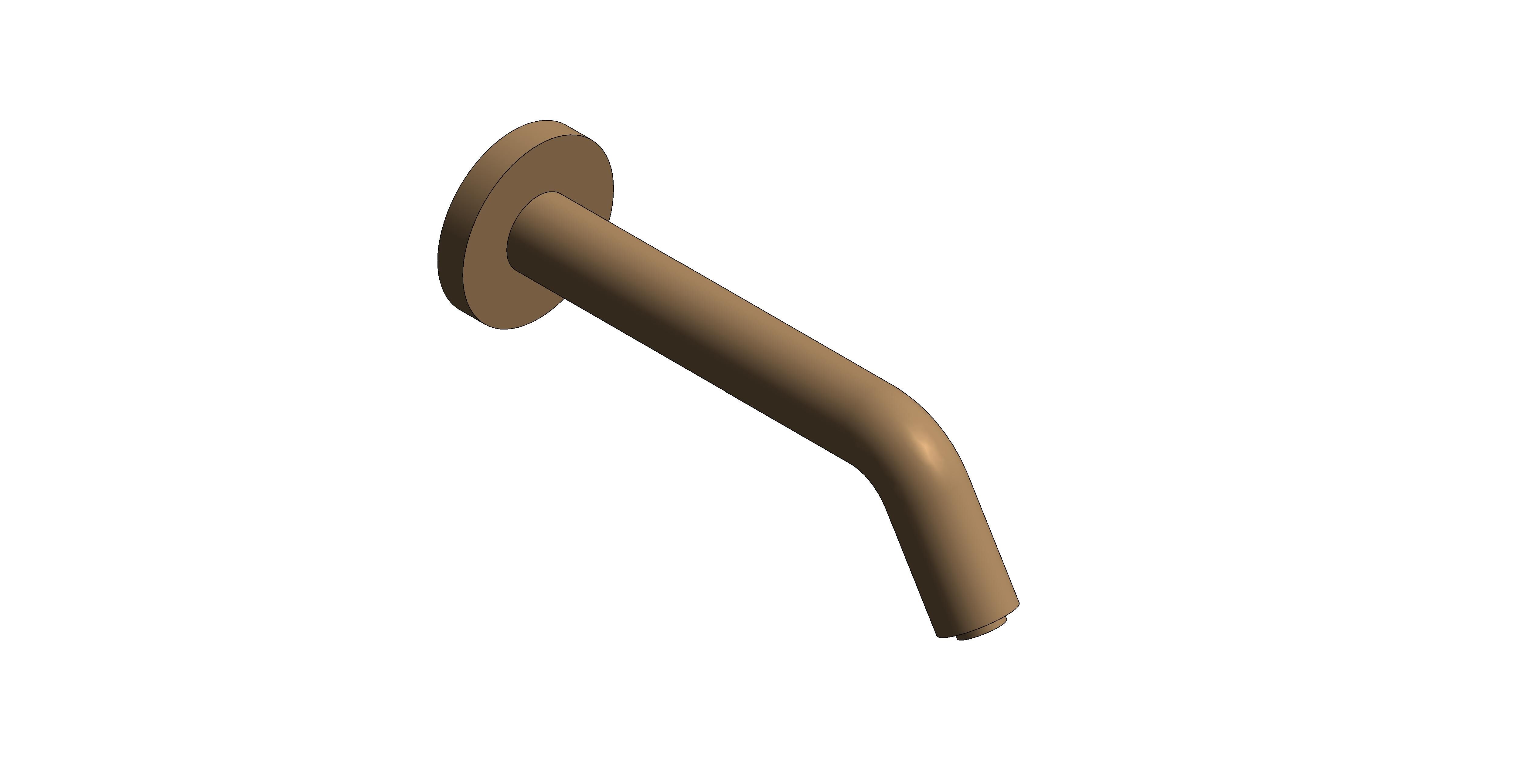 Product: I-TECH Infra-Red Wall Mounted Spout in Brushed Bronze (IND-IRWSPOUT-BRZ)