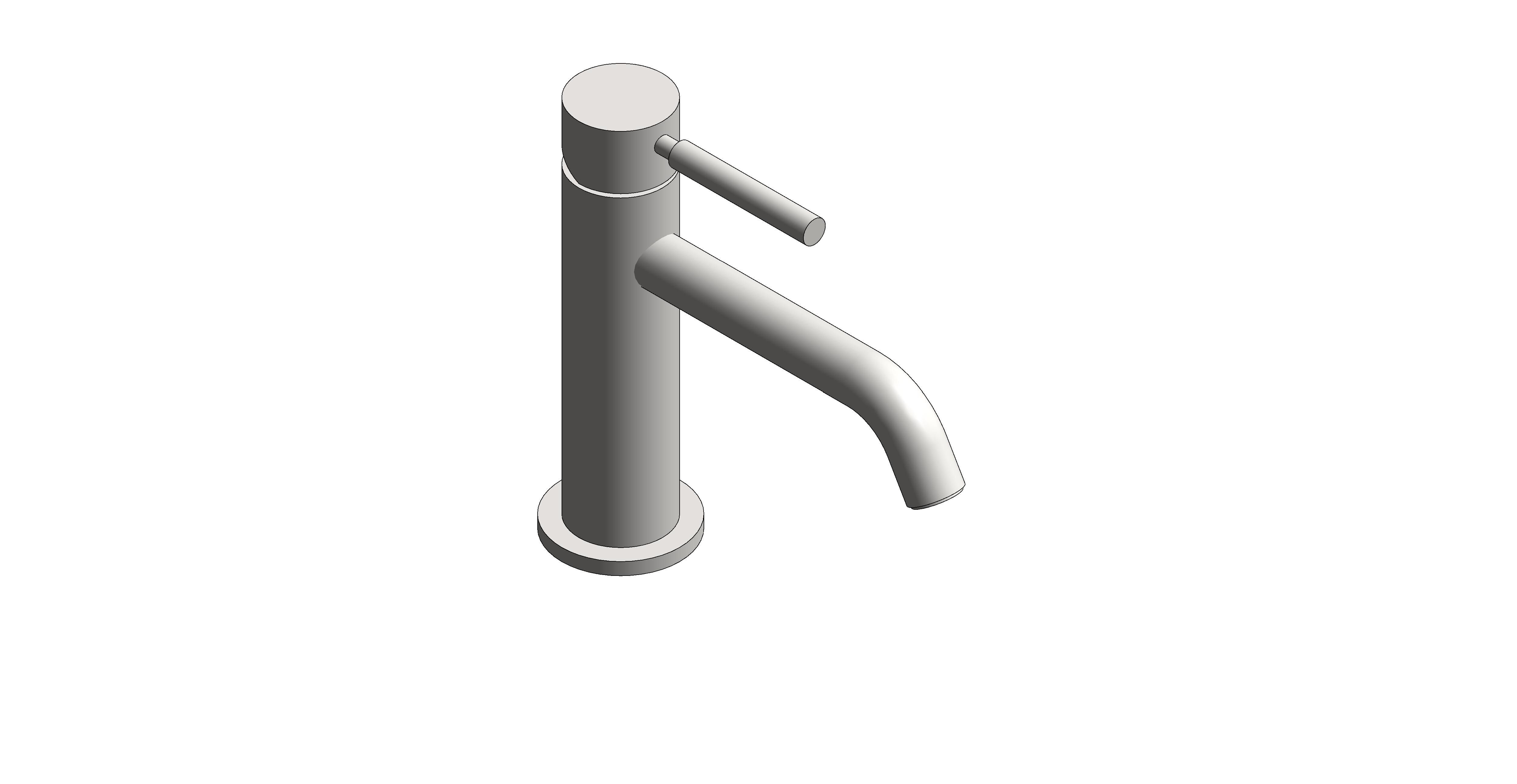 Product: ORIGINS Slimline mono basin mixer tap, finished in a brushed nickel (IND-ORI200/SB-BRN)