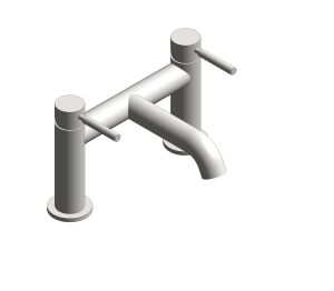Product: ORIGINS Bath filler tap finished in a brushed nickel (IND-ORI237-BRN)