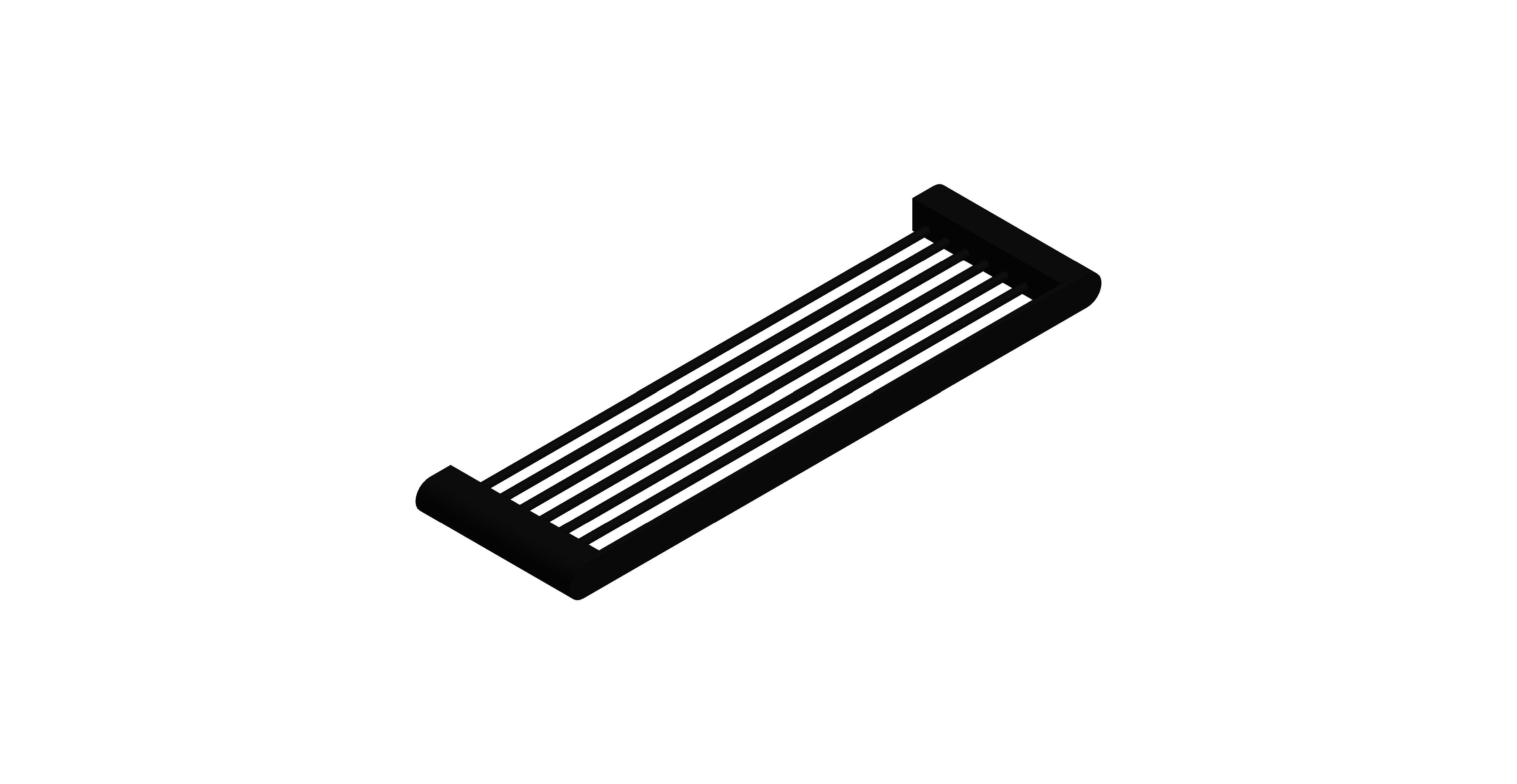 Product: PHOTON Shelf, finished in a brushed black 380mm (15") (IND-PHO185A-BLK)