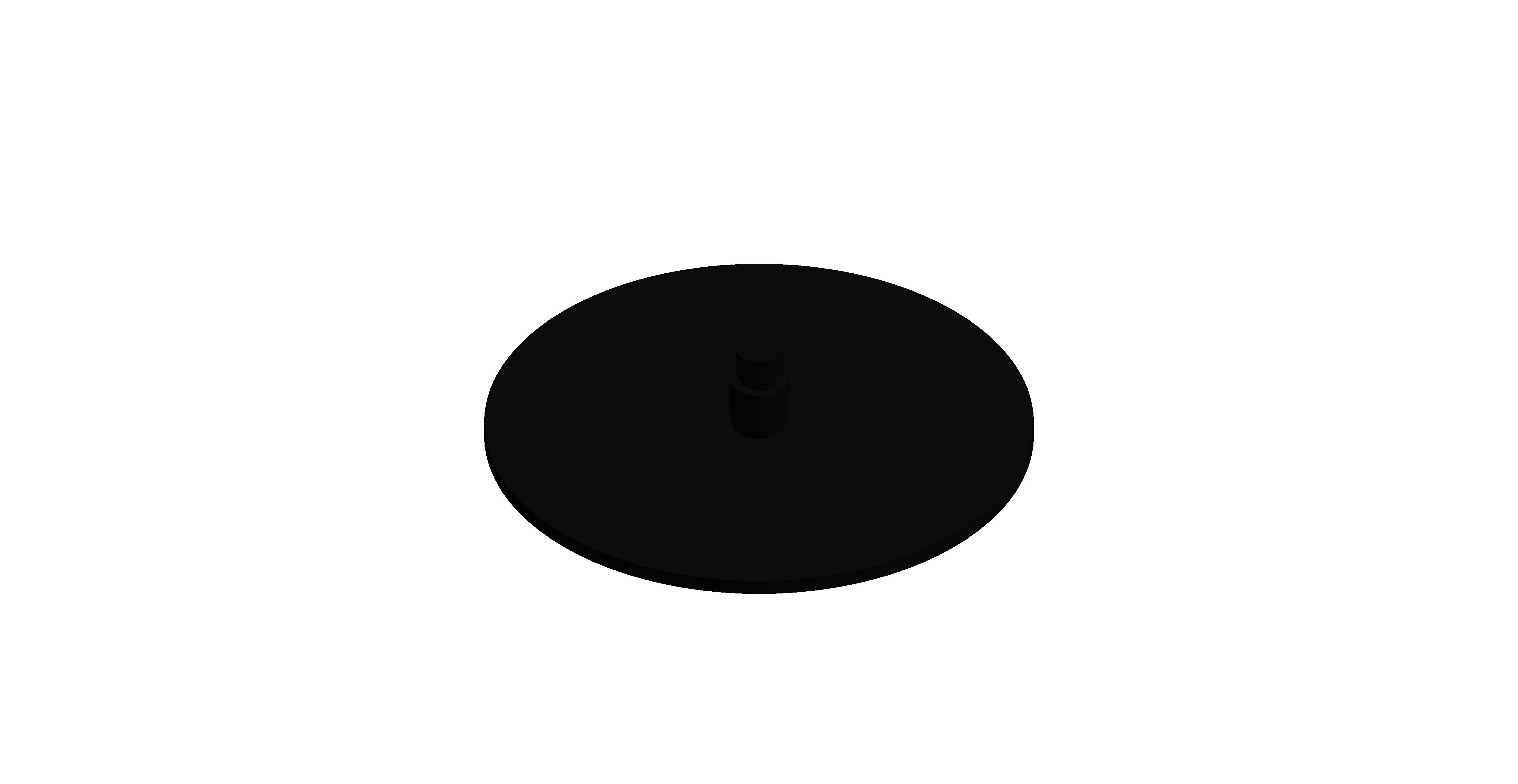 Product: SHOWERING SOLUTIONS Round Slimline Shower Head, finished in a brushed black 300mm (12") (IND-RO/30-BLK)