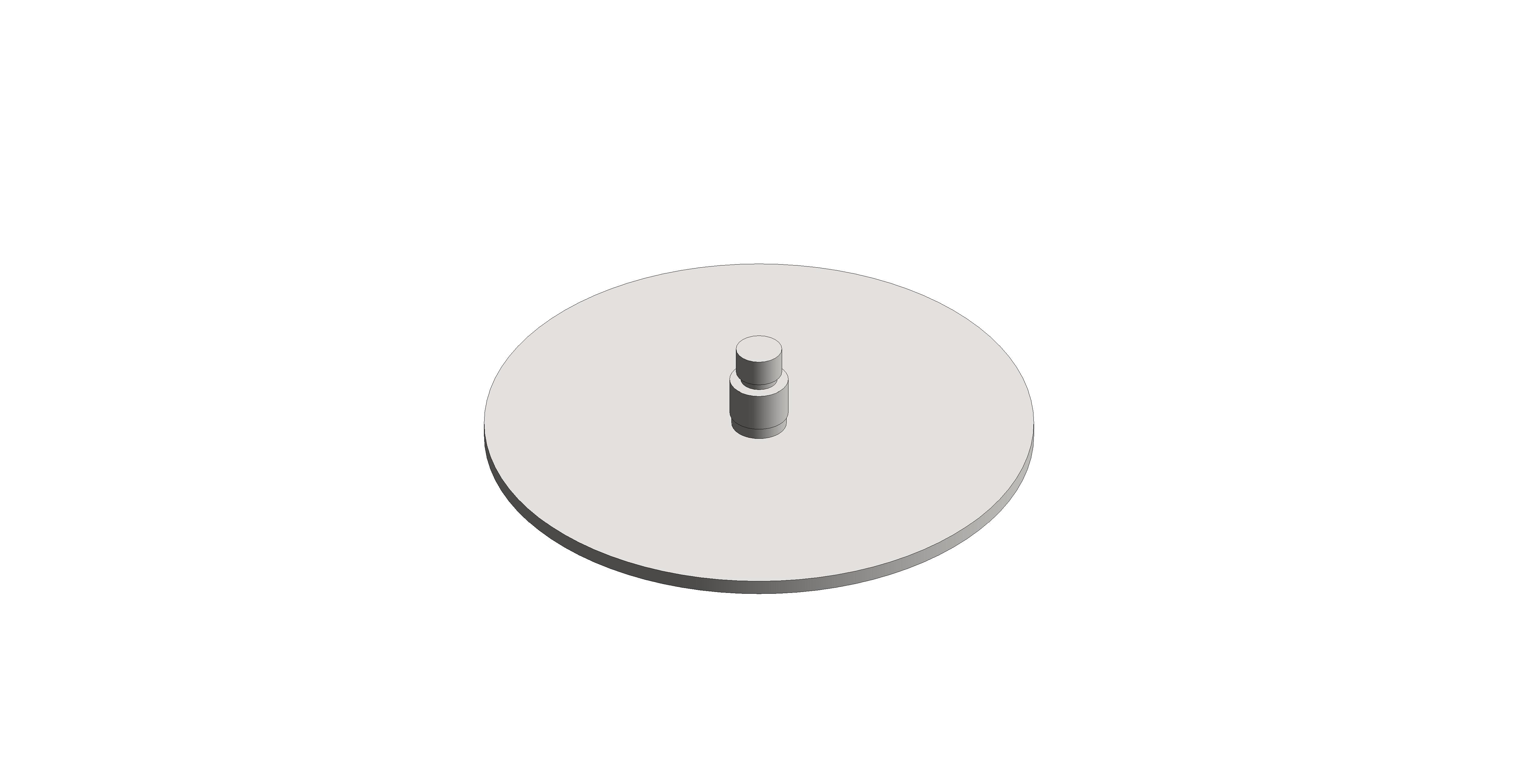 Product: SHOWERING SOLUTIONS Round Slimline Shower Head, finished in a brushed nickel 300mm (12") (IND-RO/30-BRN)