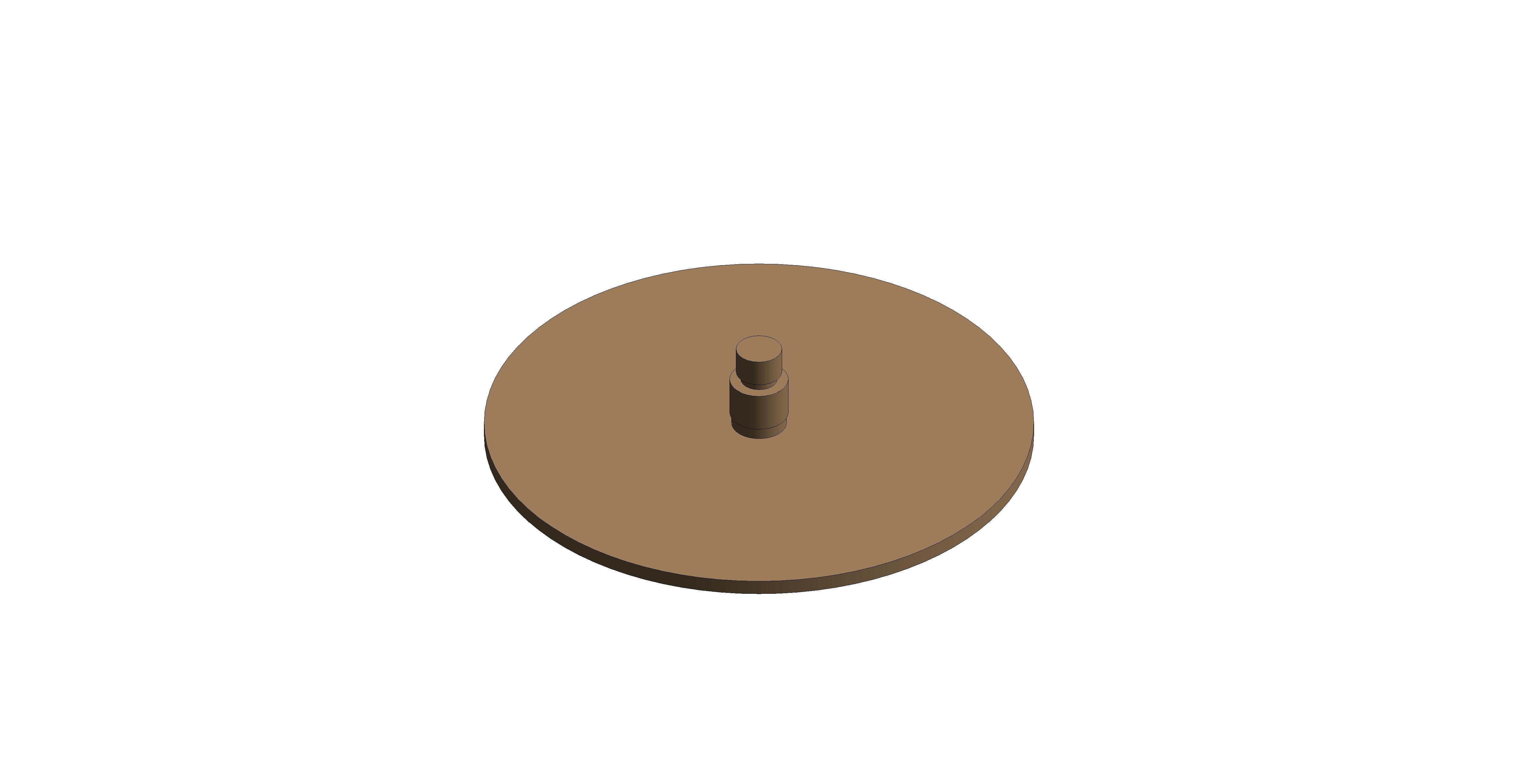 Product: SHOWERING SOLUTIONS Round Slimline Shower Head, finished in a brushed bronze 300mm (12"") (IND-RO/30-BRZ)