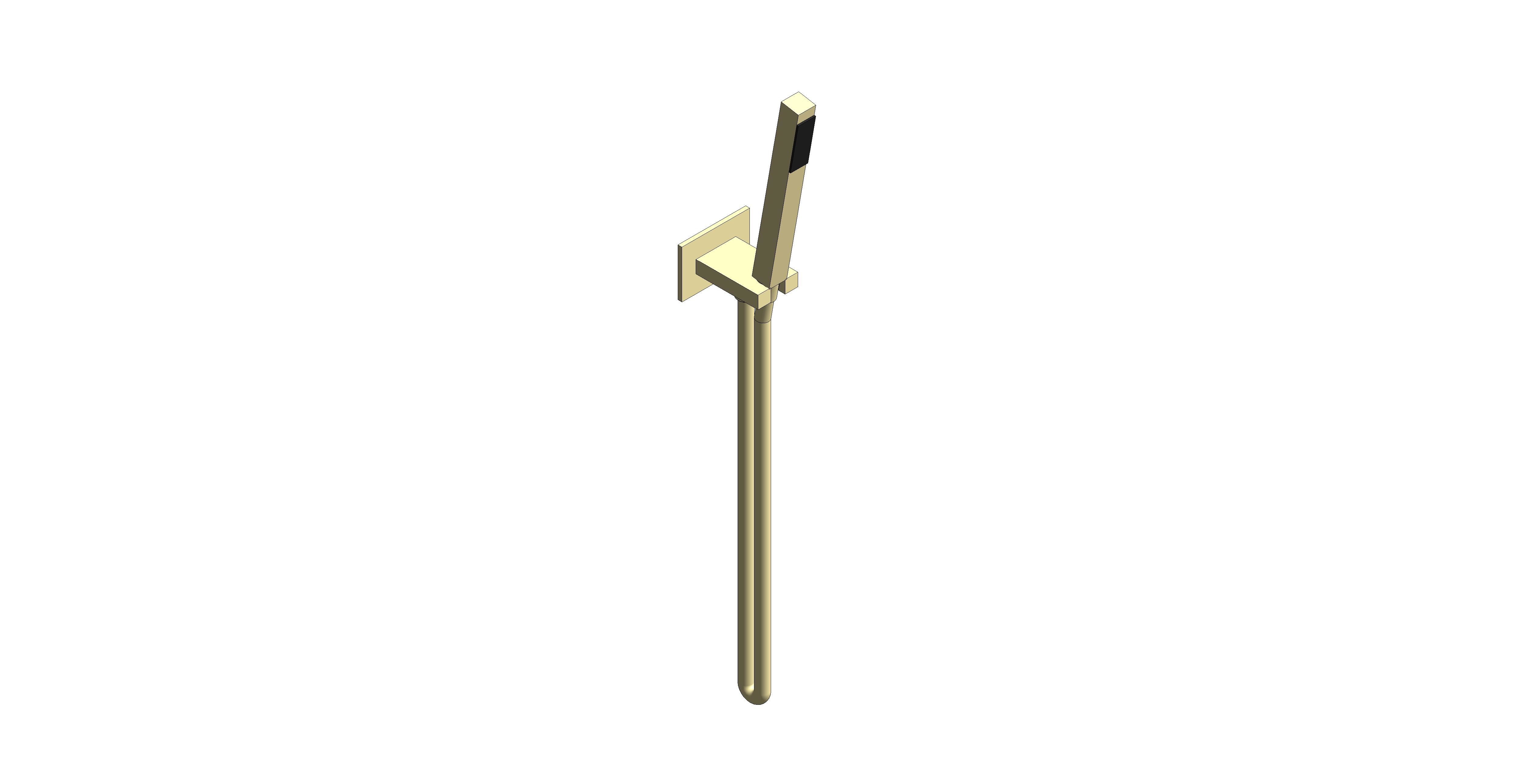 Product: SHOWERING SOLUTIONS Square Single Function Mini Shower Kit with Integrated Outlet and Bracket Wall Mounted (IND-SFMKWO/SQ-BRG)