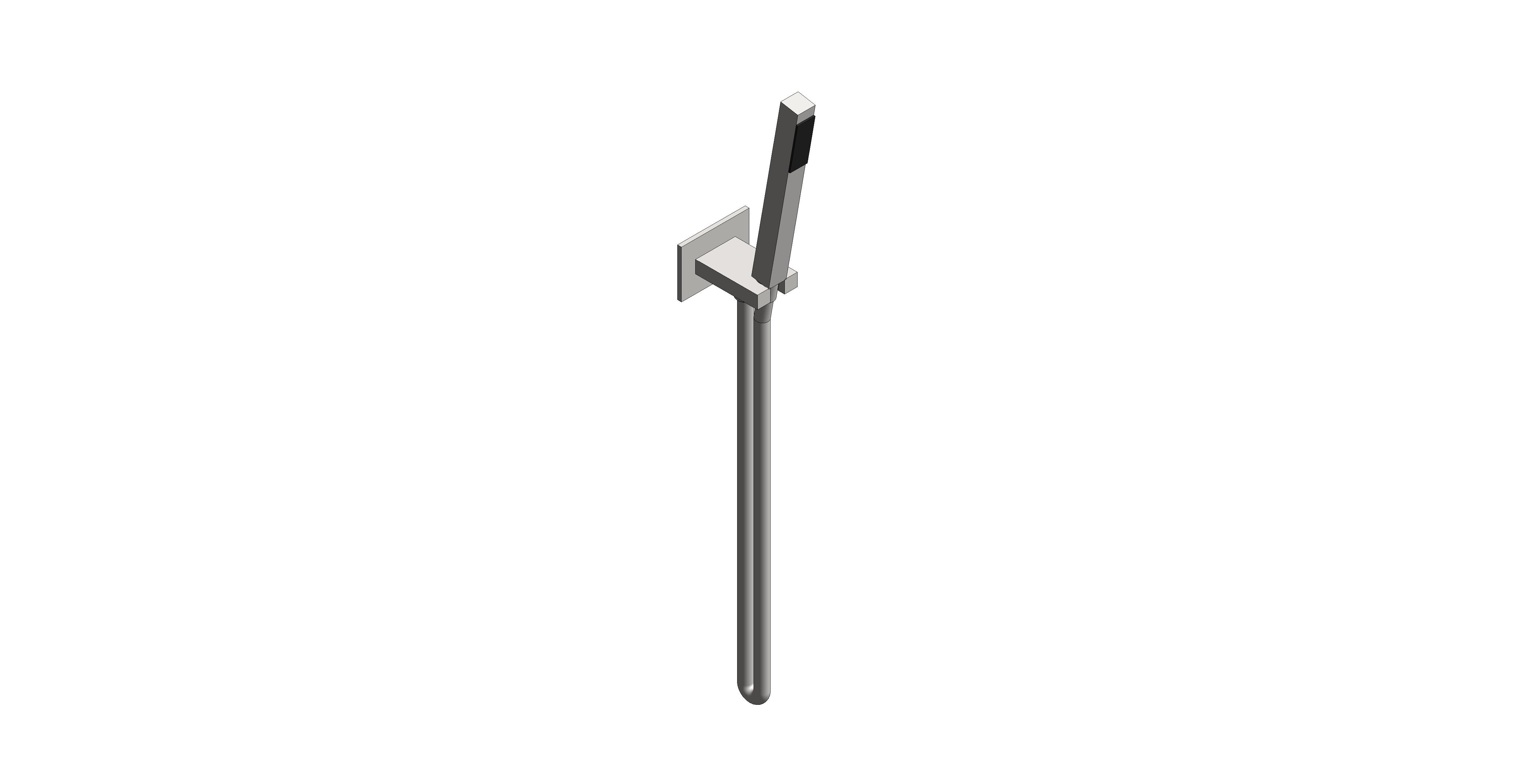 Product: SHOWERING SOLUTIONS Square Single Function Mini Shower Kit with Integrated Outlet and Bracket Wall Mounted (IND-SFMKWO/SQ-BRN)