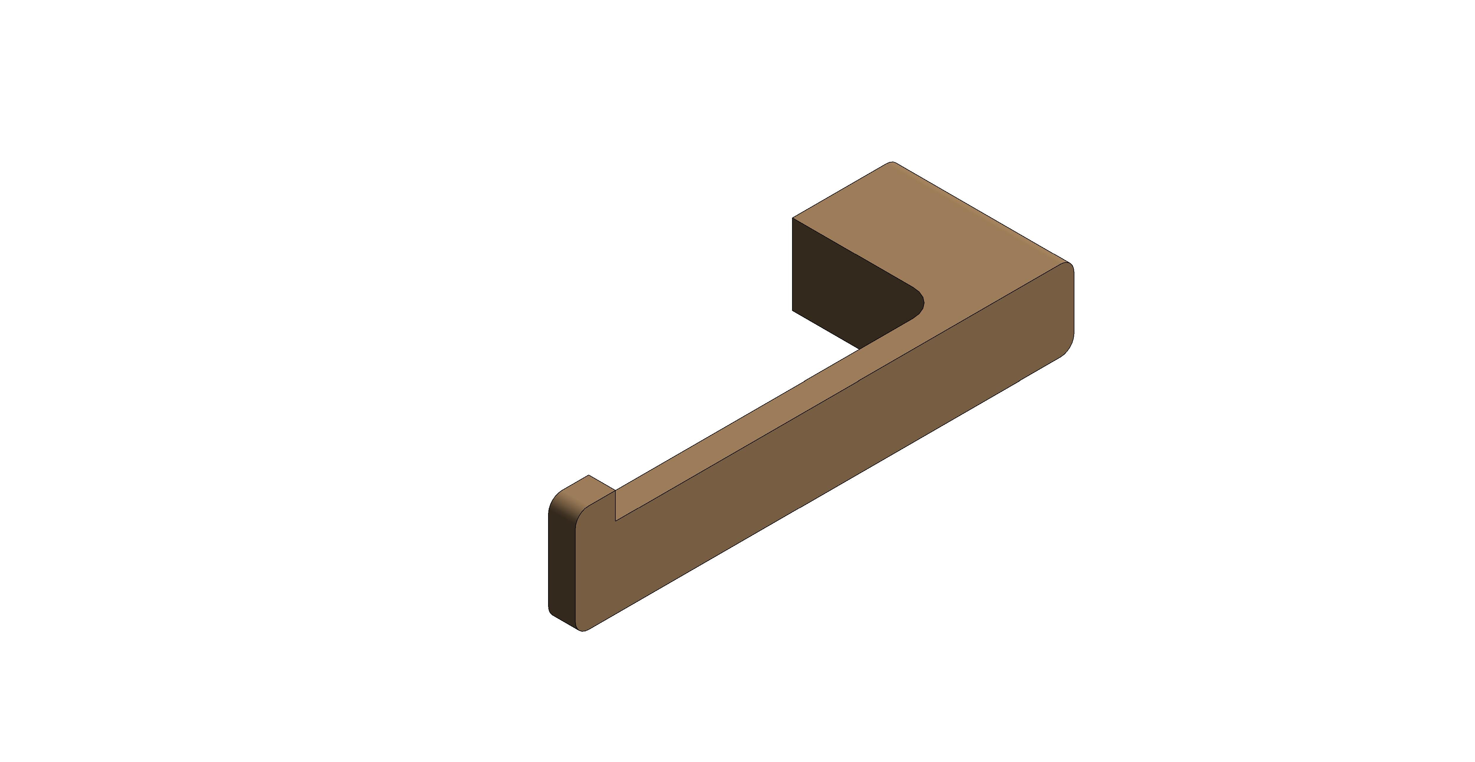 Product: SHAMA Toilet Roll Holder, finished in a brushed bronze (IND-SHA180-BRZ)