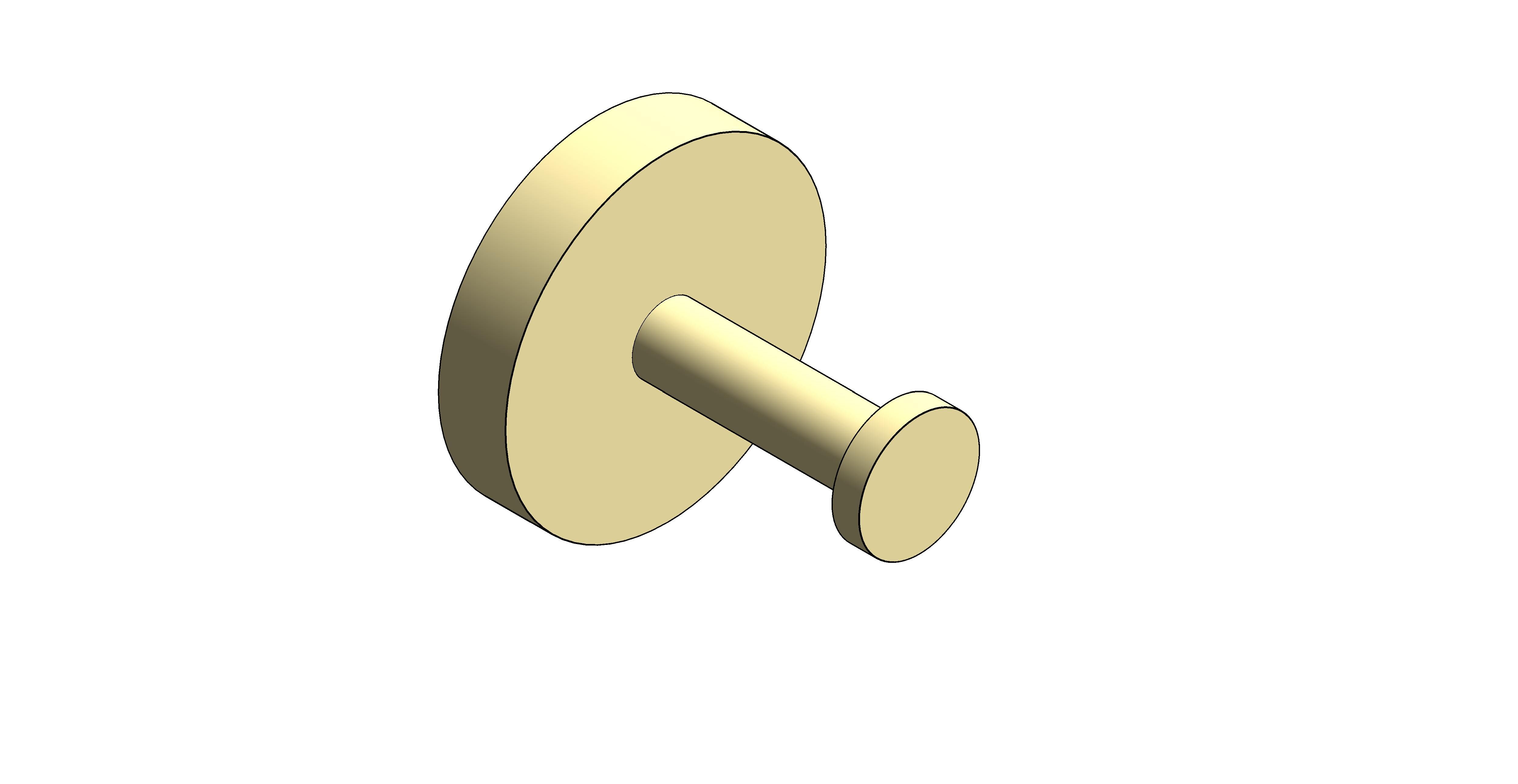 Product: SPA Robe Hook, finished in a brushed gold (IND-SPA186-BRG)