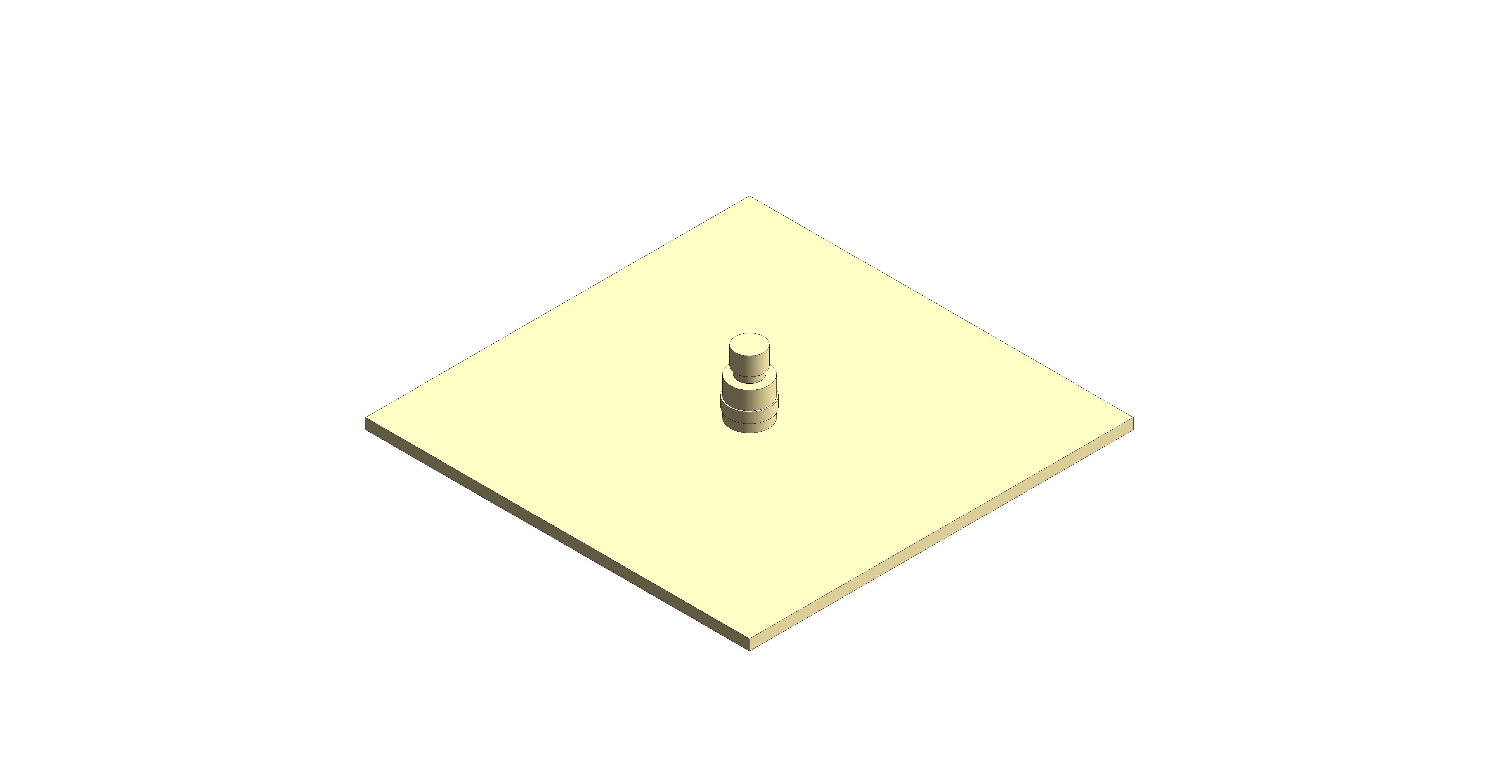 Product: SHOWERING SOLUTIONS Square Slimline Shower Head, finished in a brushed gold 300mm (12") (IND-SQ/30-BRG)