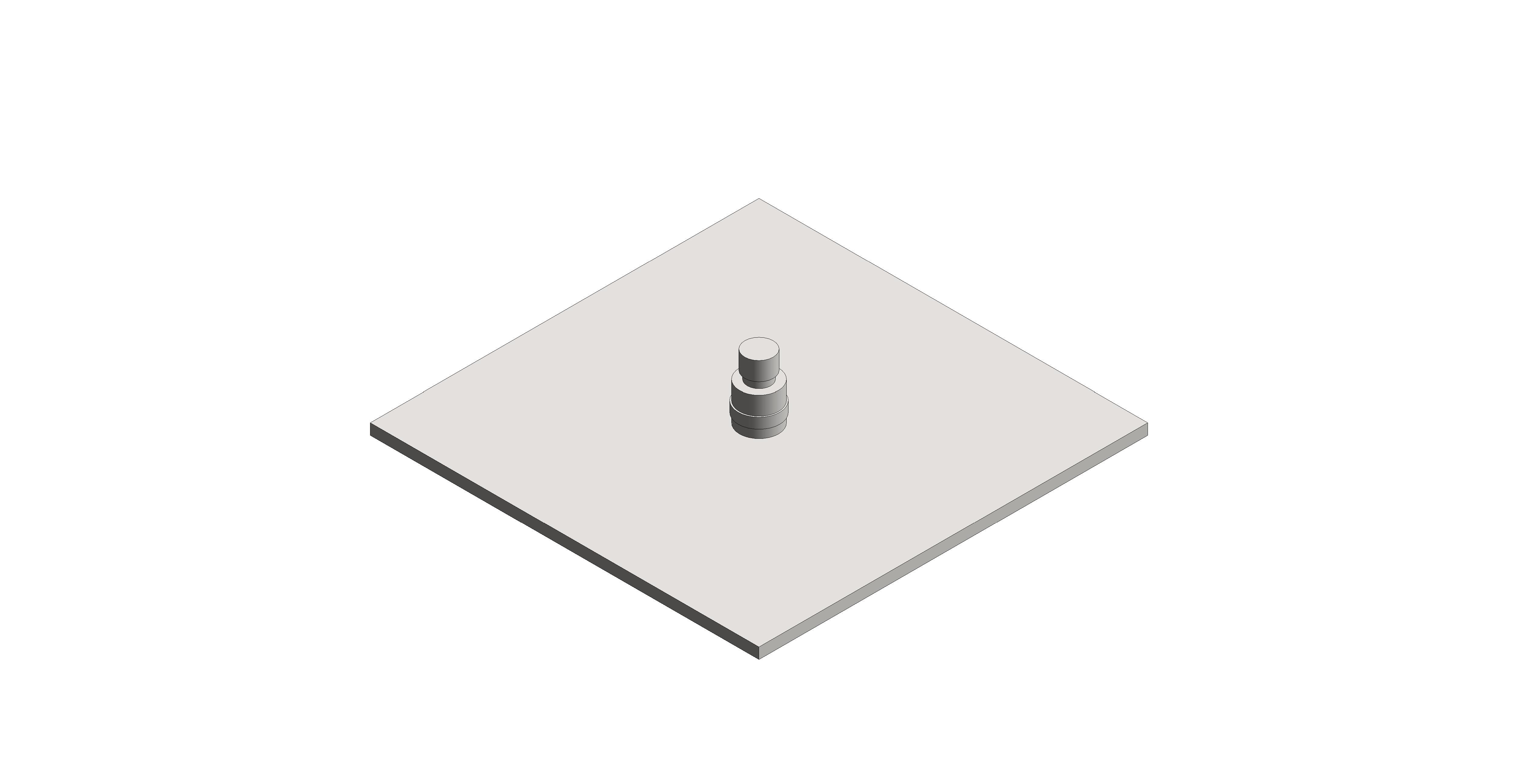 Product: SHOWERING SOLUTIONS Square Slimline Shower Head, finished in a brushed nickel 300mm (12") (IND-SQ/30-BRN)