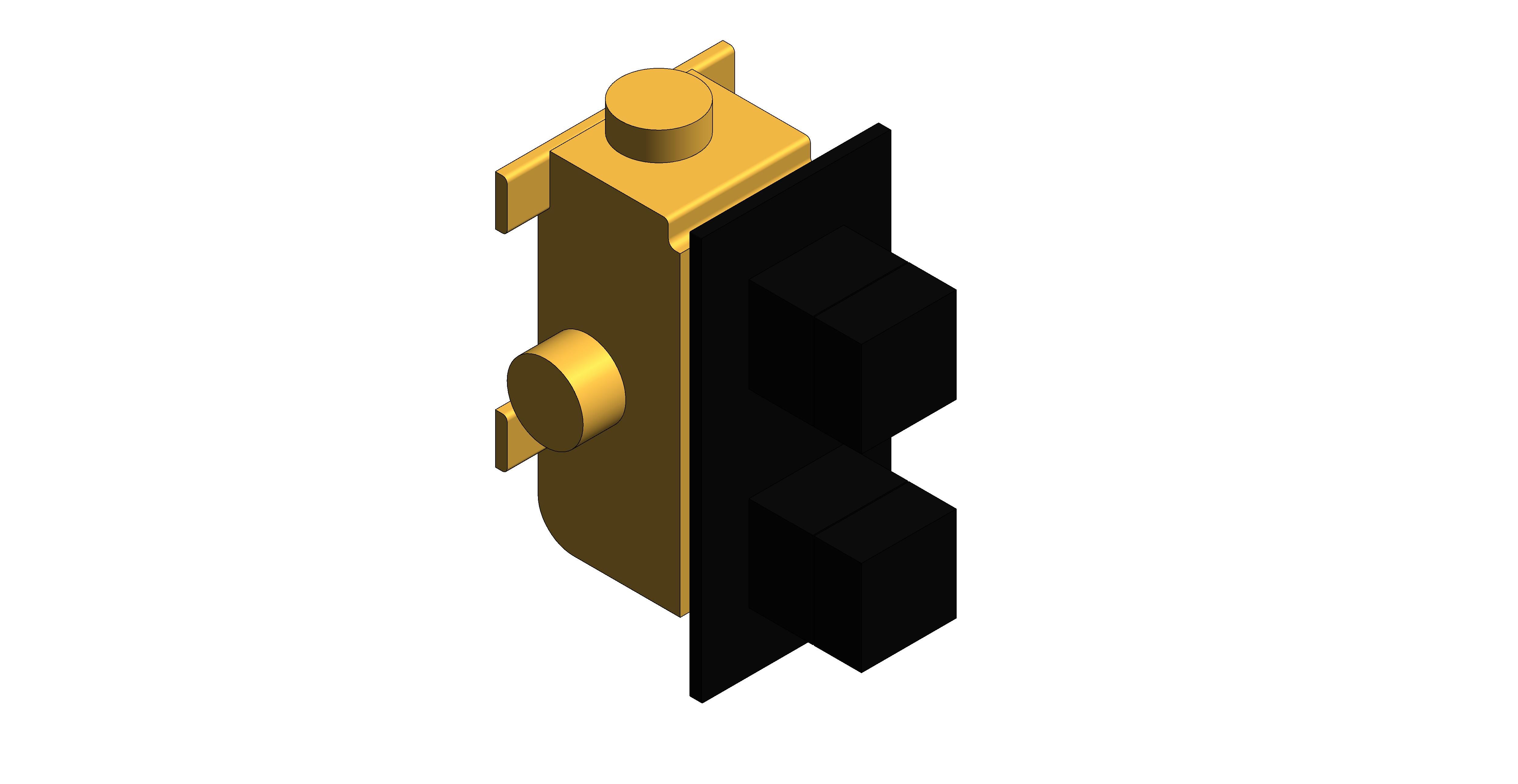 Product: TABLET NOTION 2 Outlet Thermostatic Shower Valve with All-Flow function, finished in a brushed black (IND-T148/2-NOT-BLK)