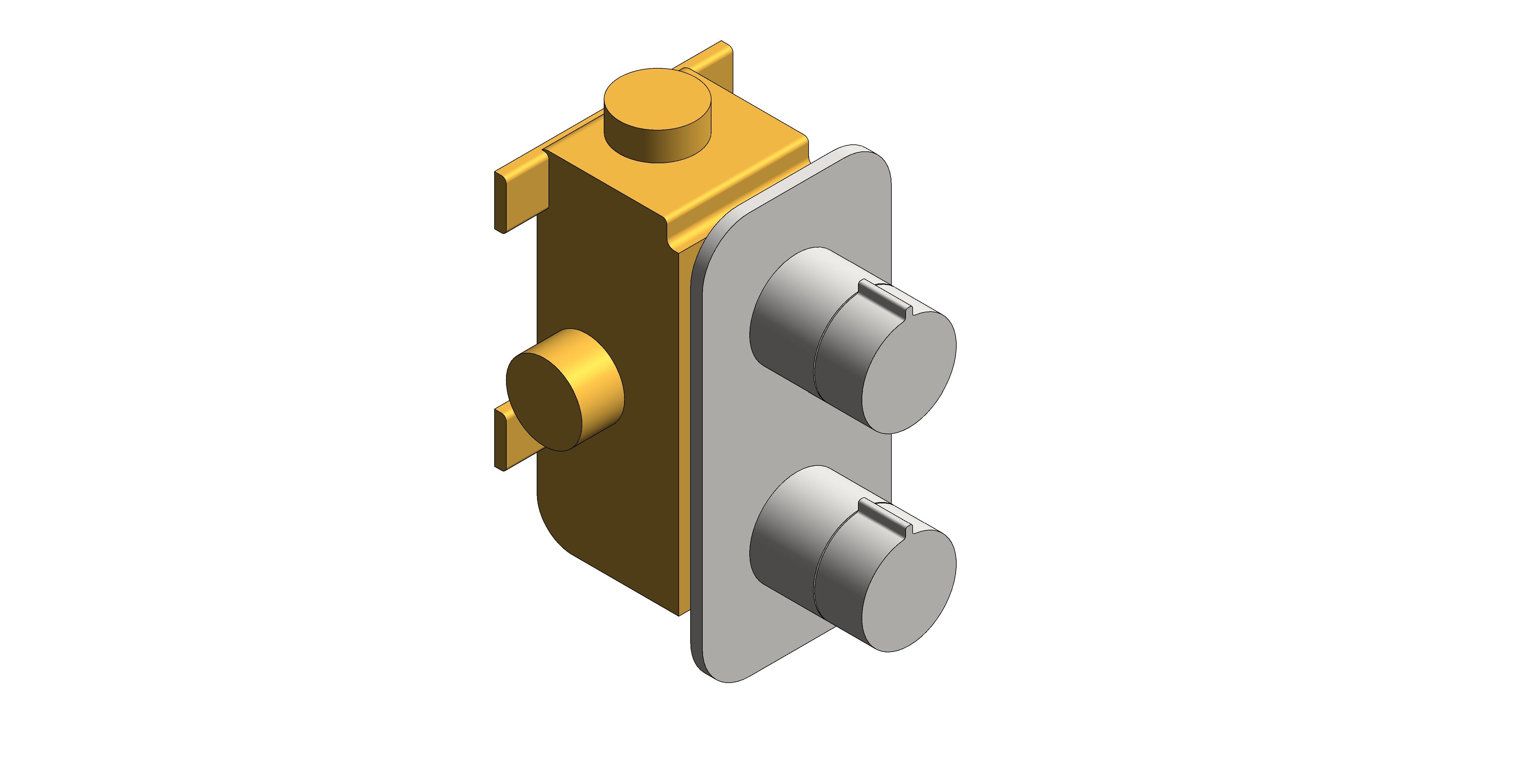 Product: TABLET ALTITUDE 1 Outlet Thermostatic Shower Valve, finished in a brushed nickel (IND-T148-ALT-BRN)