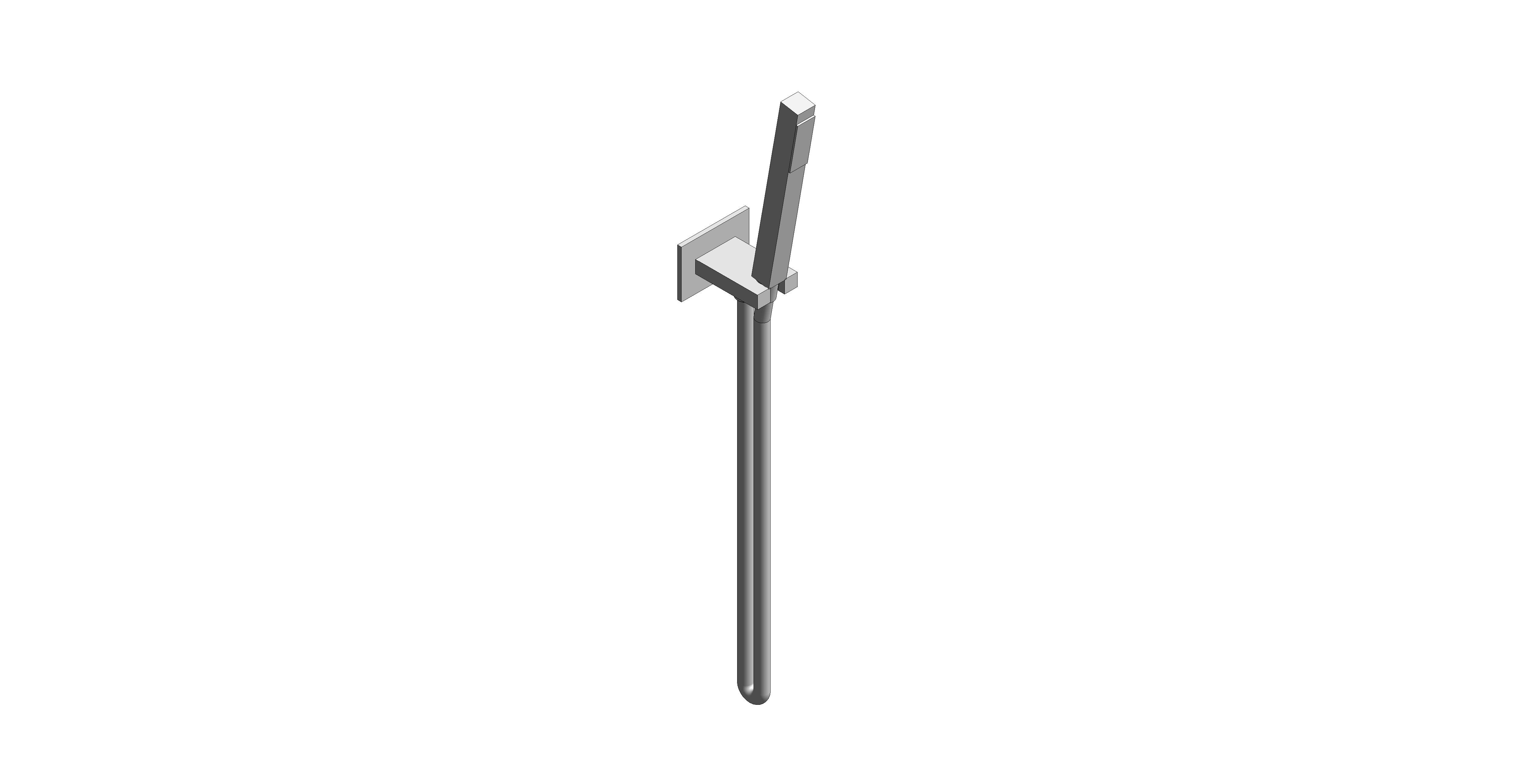 Product: INSTINCT Single Function Hand Held Shower Head with Hose, Bracket and Integrated Outlet, finished in a high-shine polished chrome (INS-SFMKWO-C/P)