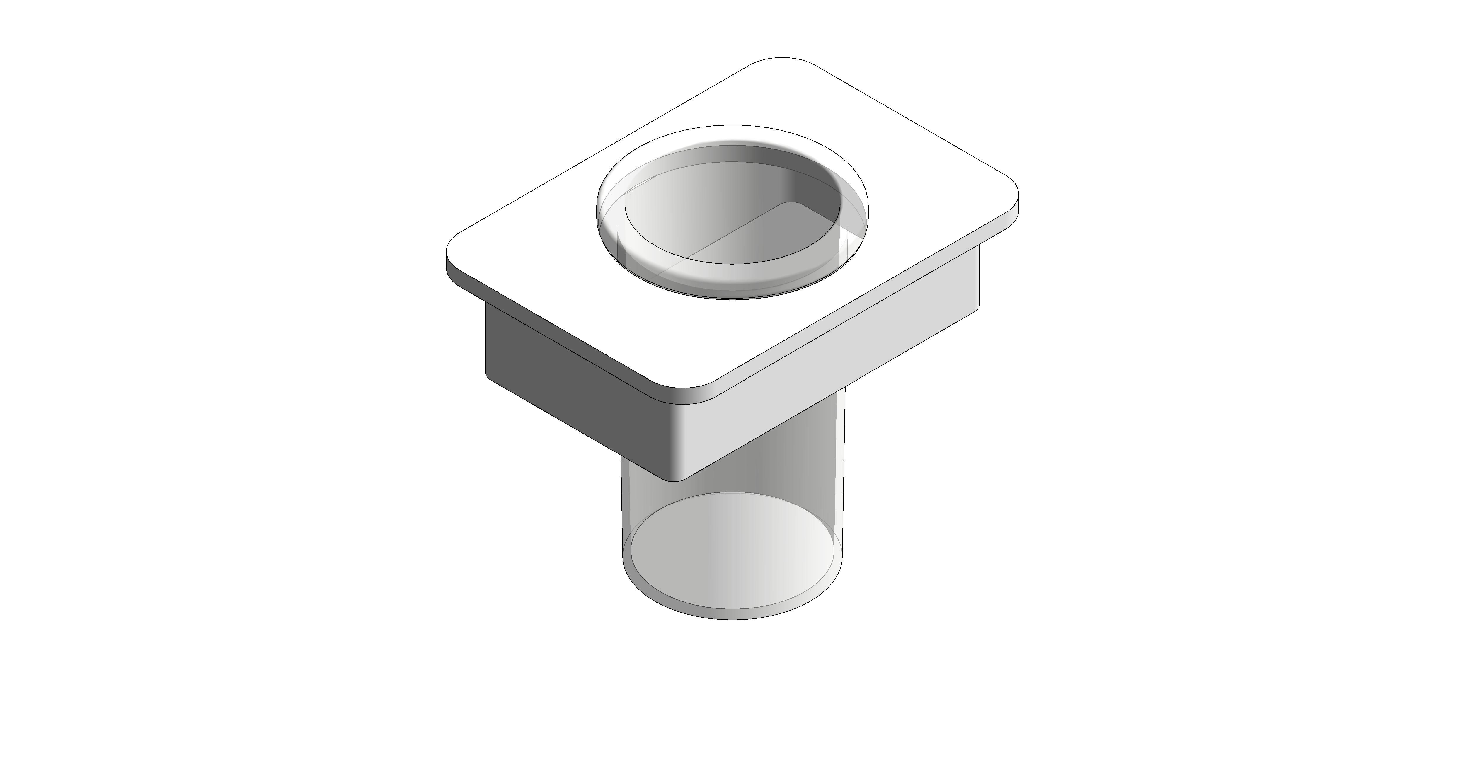 Product: MUSE Frosted Glass Tumbler with 150mm White Glass (MUS-083-WHT)
