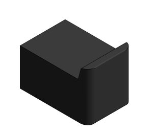 Product: MUSE Mat Black Robe Hook (MUS-186-MB)