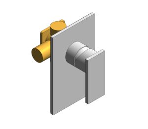 Product: NOTION 1 Outlet Manual Shower Valve, finished in a high-shine polished chrome (NOT-145A-C/P)