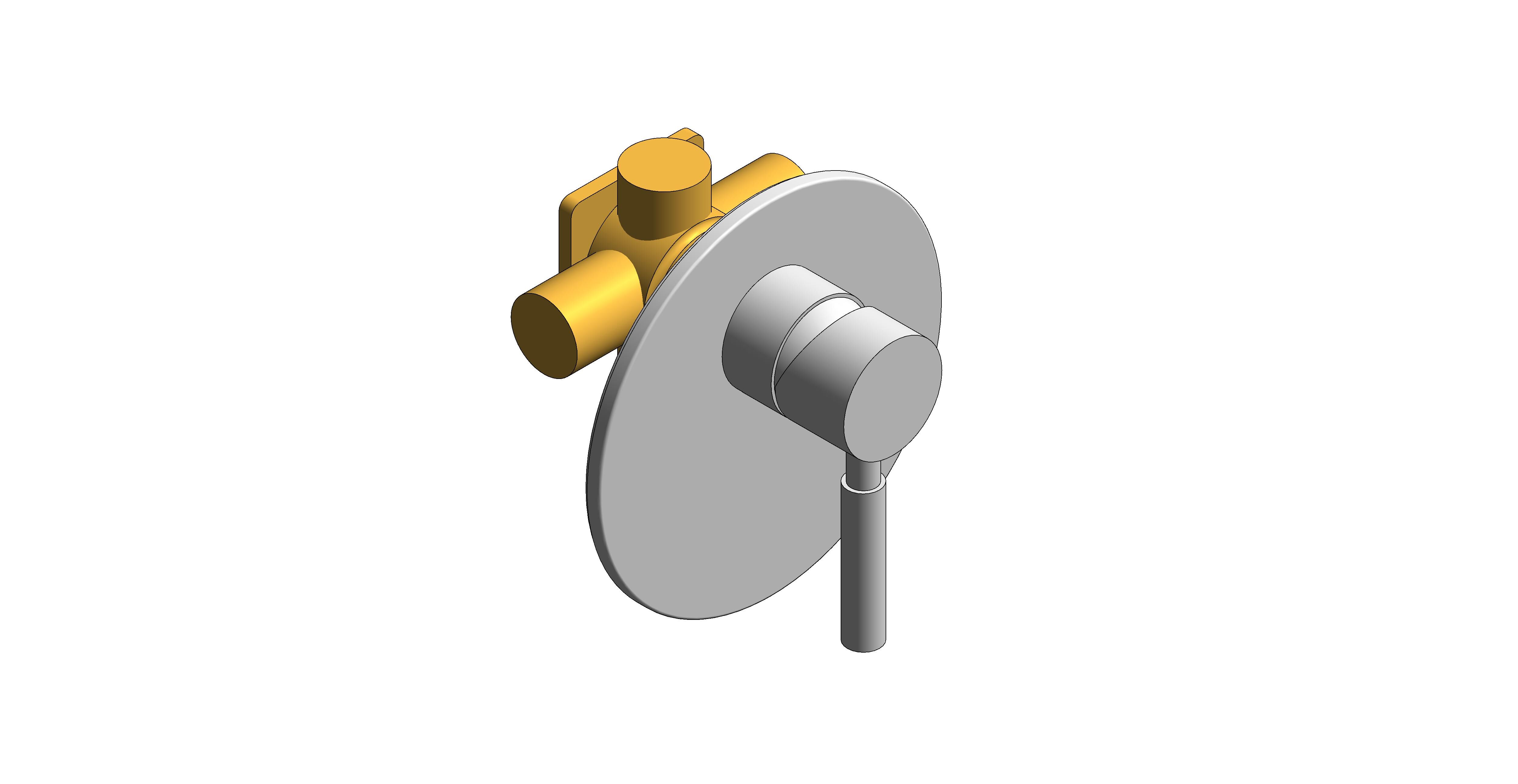 Product: ORIGINS 1 Outlet Manual Shower Valve, finished in a high-shine polished chrome (ORI-145A-C/P)