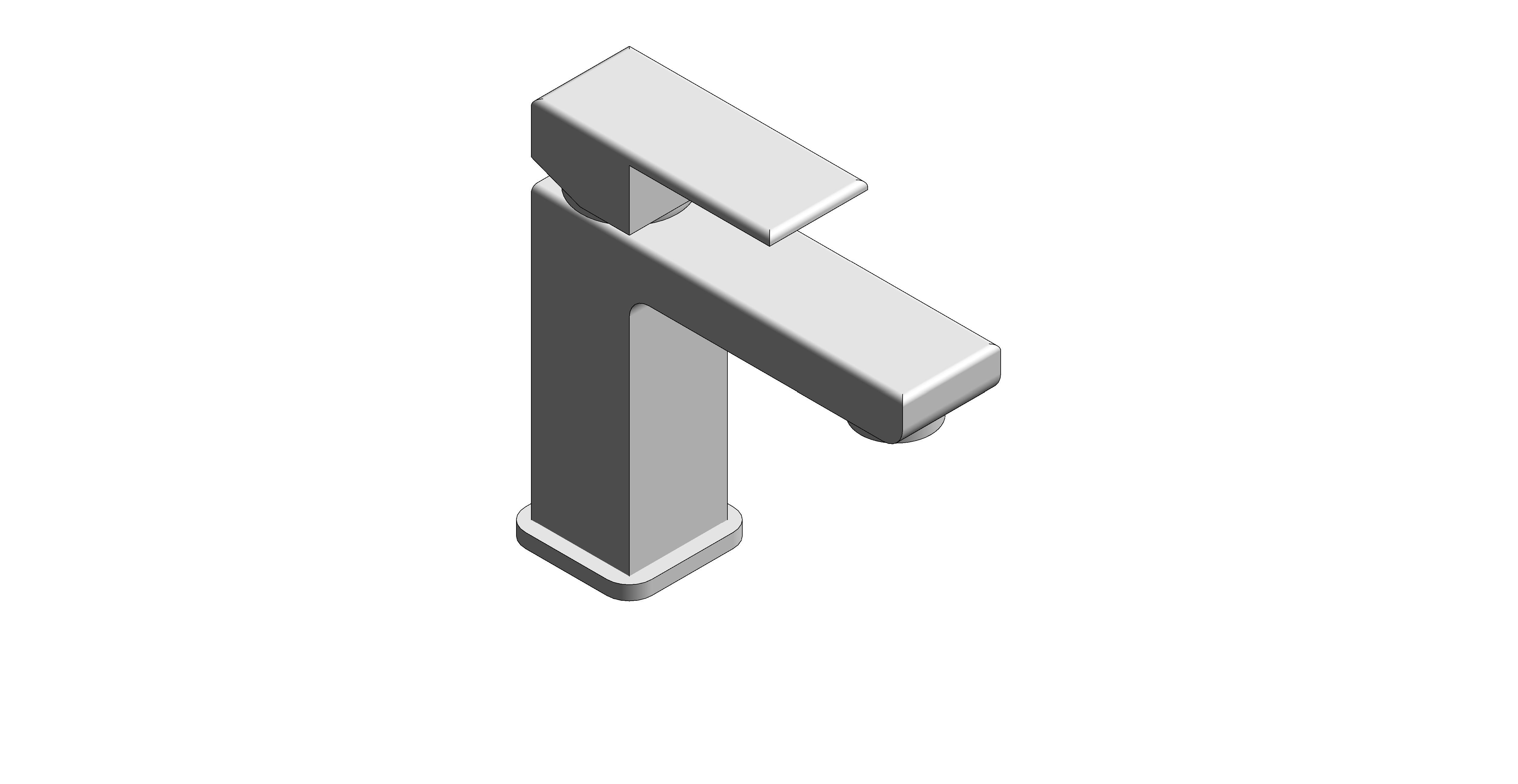 Product: PHASE Phase cloakroom mixer tap with universal basin waste, finished in a high-shine polished chrome (PHA-200MF/CC-C/P)