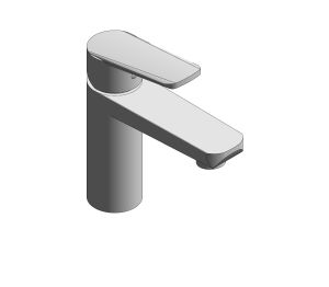 Product: PHOTON Mono basin mixer tap with a universal basin waste, finished in a high-shine polished chrome with lever handle (PHO-100F/CC-C/P)