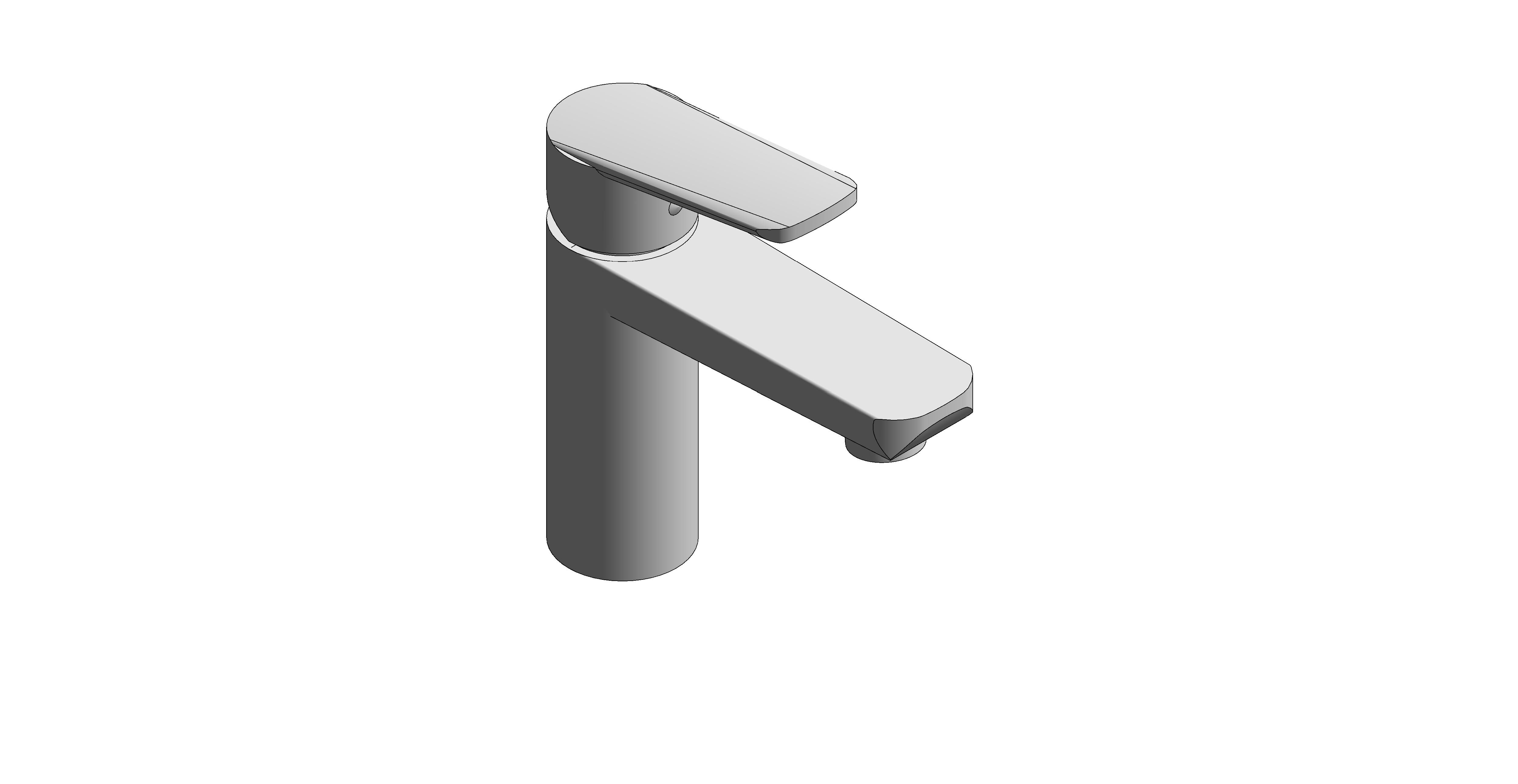 Product: PHOTON Mono basin mixer tap with Ecoturn technology, finished in a high-shine polished chrome with lever handle (PHO-100FW/SB-CP)