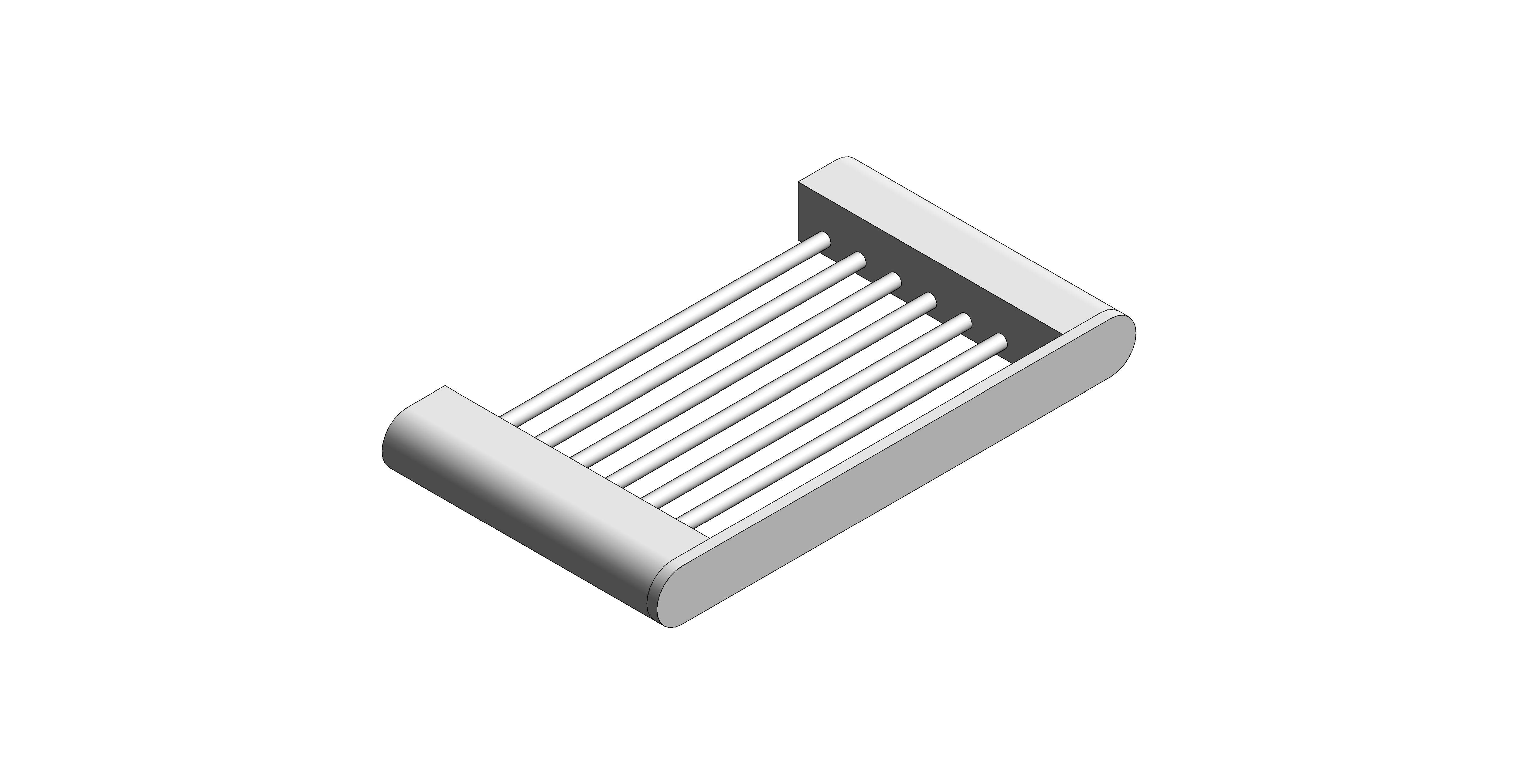 Product: PHOTON Soap Holder, finished in a high-shine polished chrome (PHO-182A-C/P)