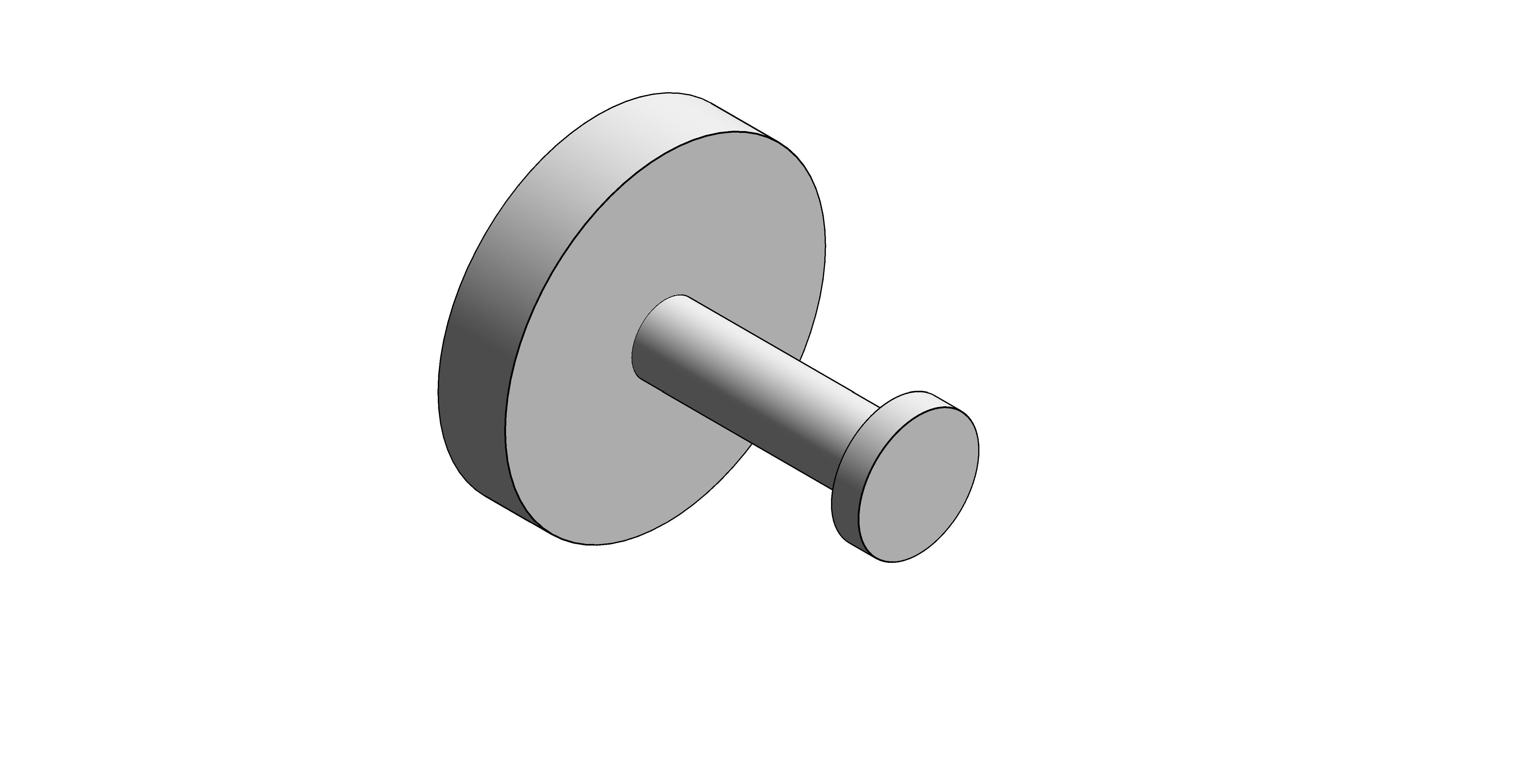 Product: SPA Robe Hook, finished in a high-shine polished chrome (SPA-186-C/P)