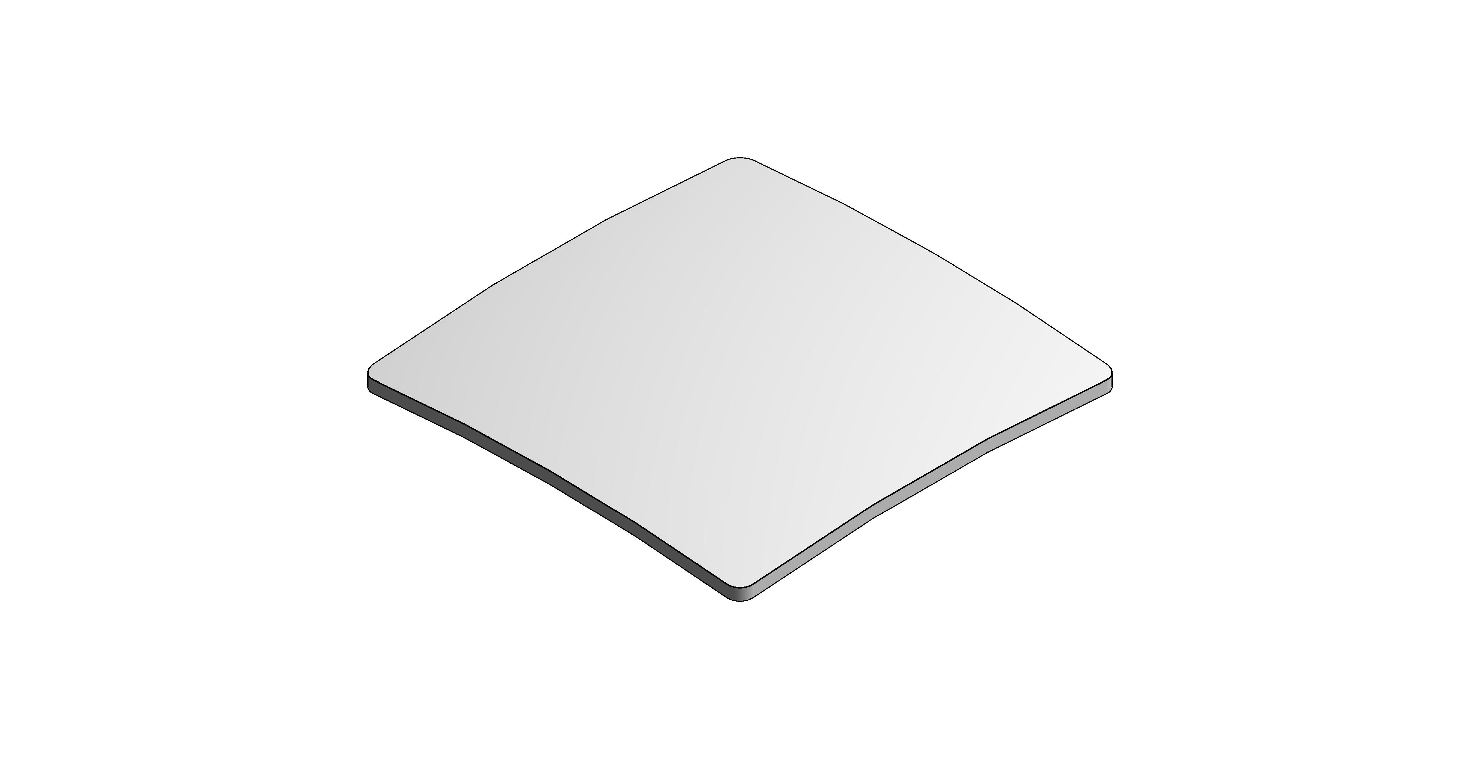 Product: WASTES & FITTINGS Square universal basin waste cover cap, finished in a high-shine polished chrome (WG-395-CAP/SQ-C/P)