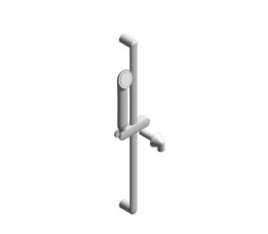 Product: ARRONDI Single Function Slide Rail Shower Kit + Wall Outlet (ARR-SFSRK+O-CP)