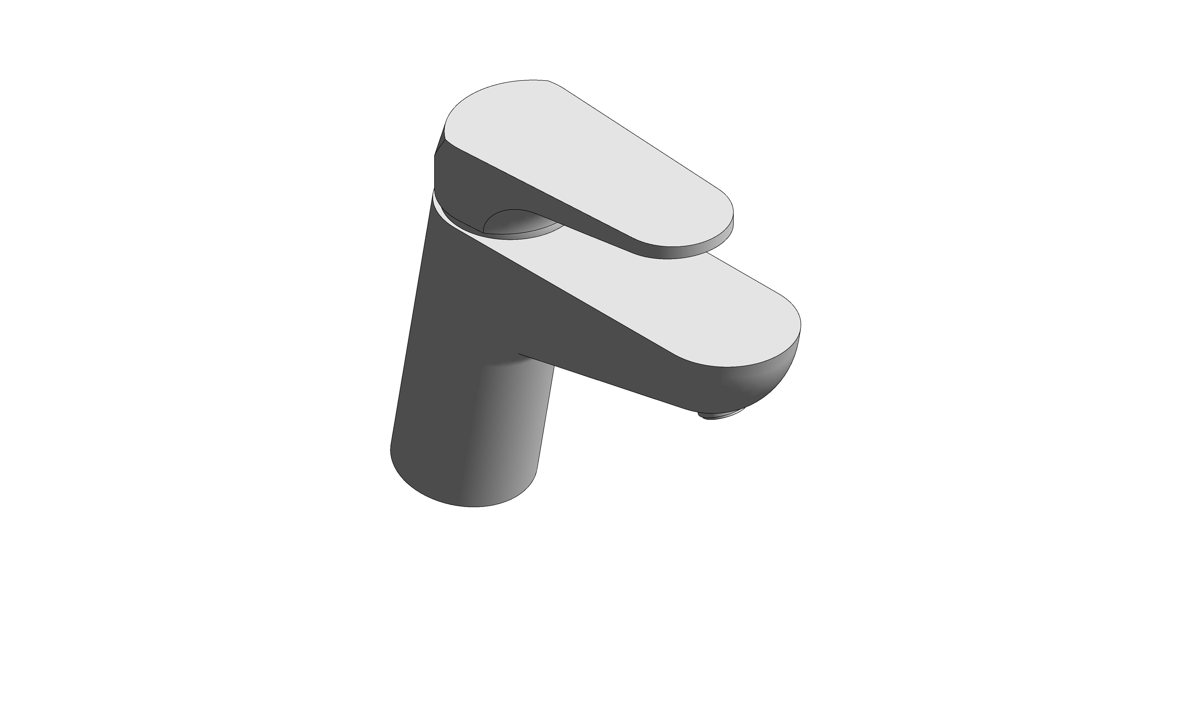 Product: AVA Mono Basin Mixer + Push Waste (AX-AVA-100/CC-CP)