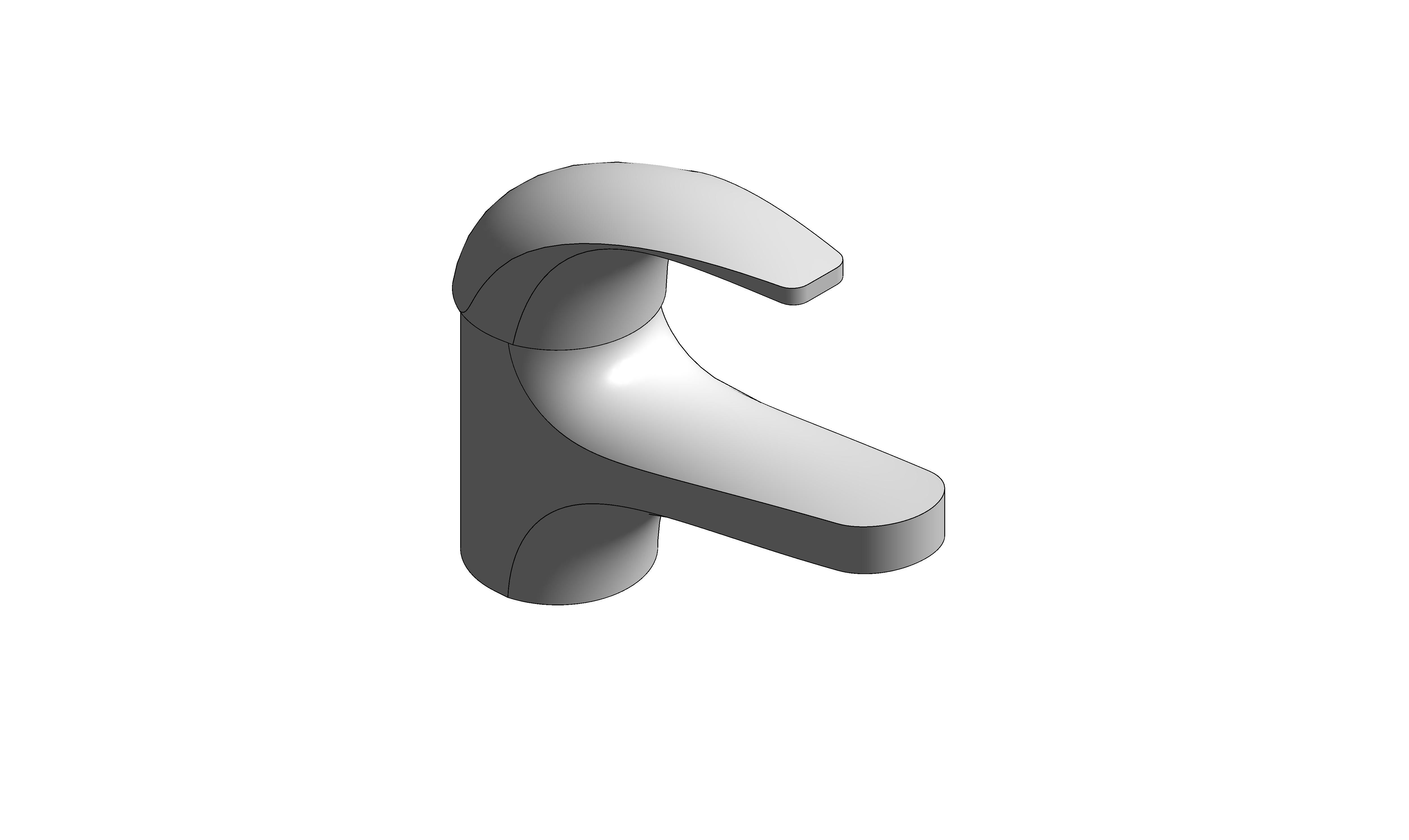 Product: MATRIX Mono Basin Mixer (AX-MAT-100/SB-CP)