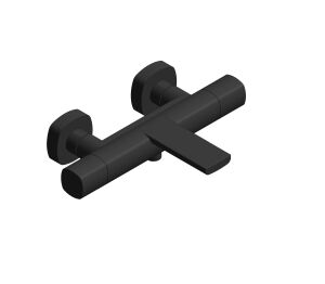 Product: CAMEO Wall Mounted Exposed Thermostatic Bath Shower Mixer (CAM-123T-MB)