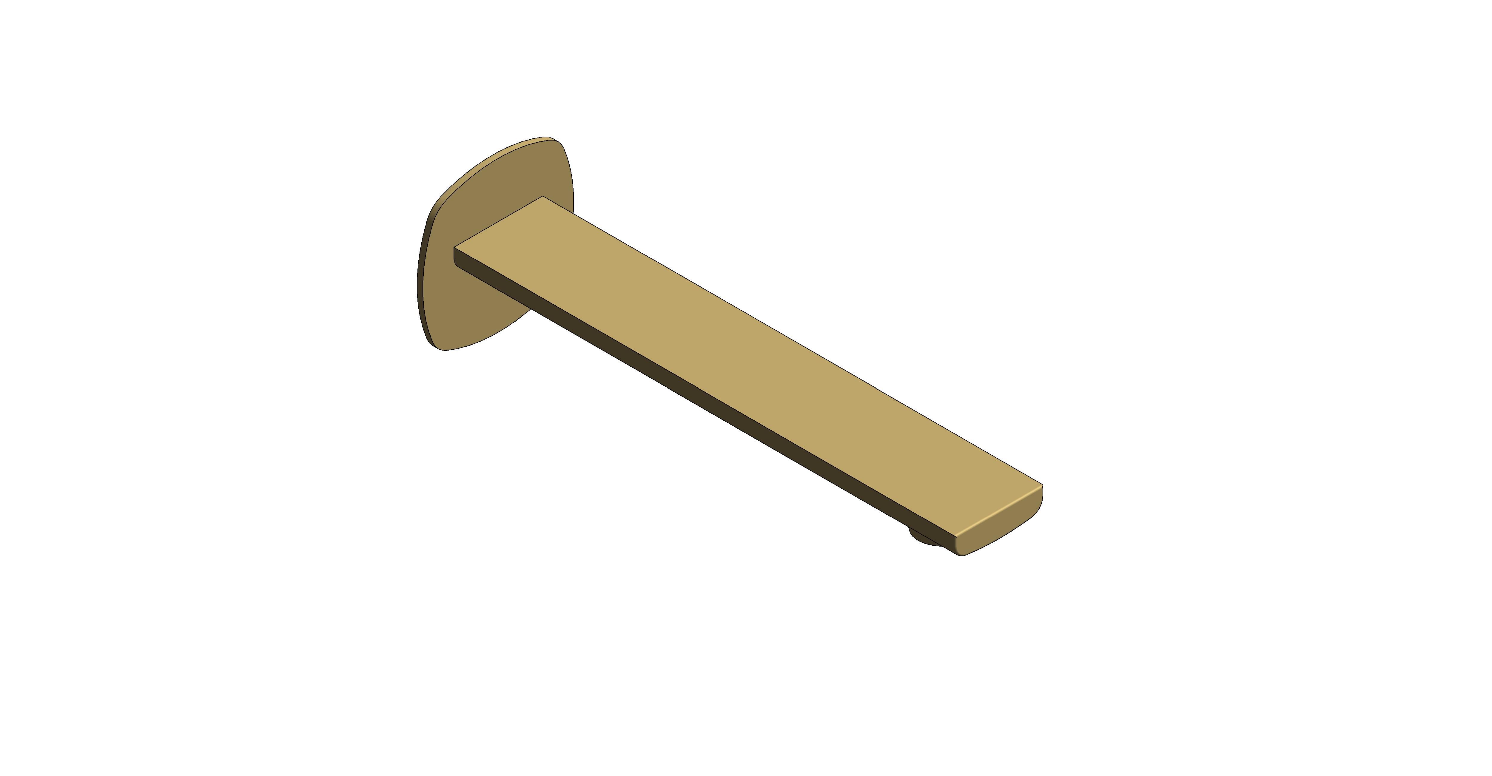 Product: CAMEO Wall Mounted Bath Spout (CAM-140-SBR)