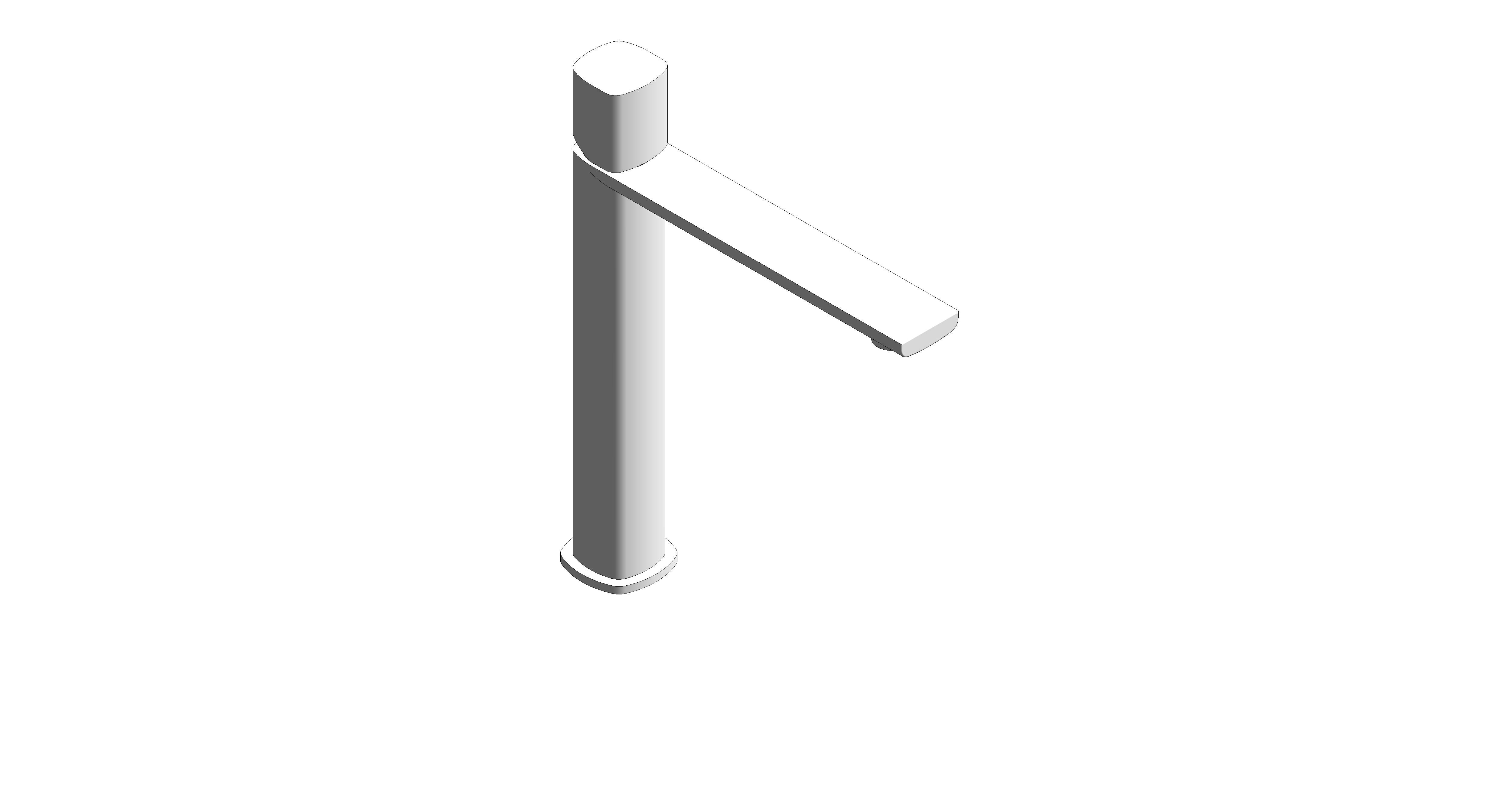 Product: CAMEO Leverless Extended Mono Basin Mixer (CAM-100E/SB-MW)