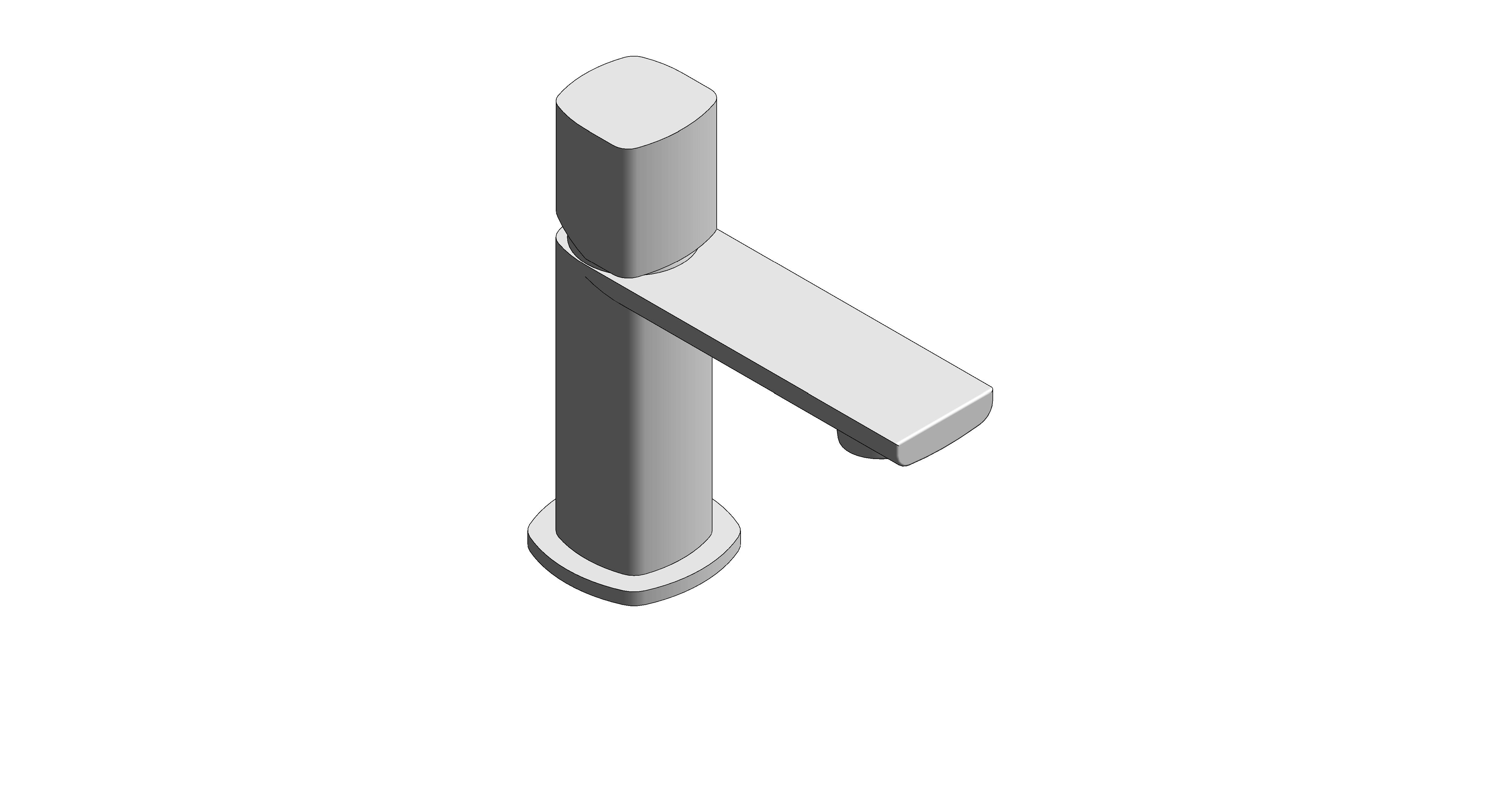 Product: CAMEO Leverless Mini Mono Basin Mixer Tap and Universal Waste (CAM-100M/CC-CP)