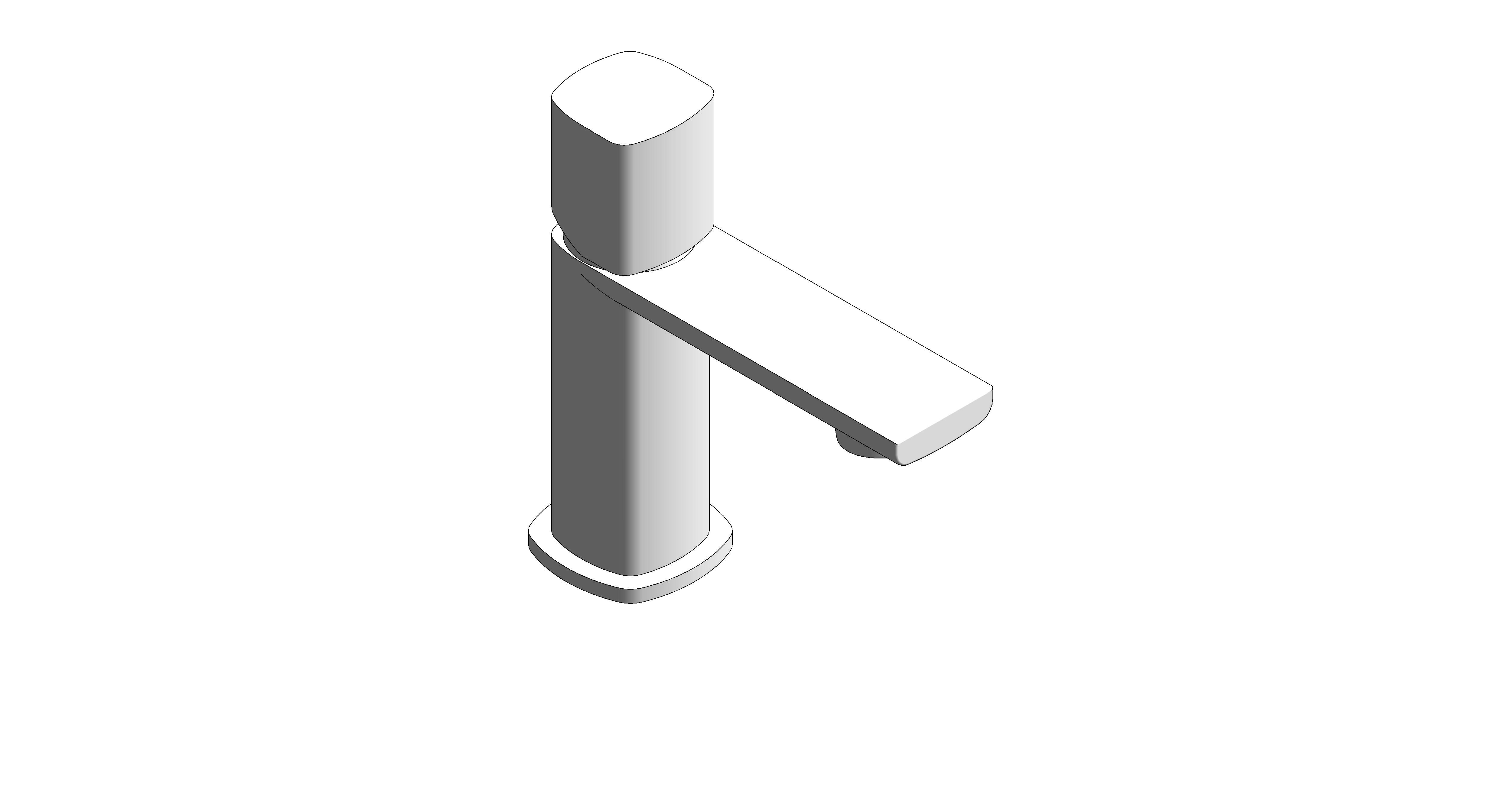 Product: CAMEO Leverless Mini Mono Basin Mixer Tap For Low Pressure Systems and Universal Waste (CAM-100M/CC-LP-MW)