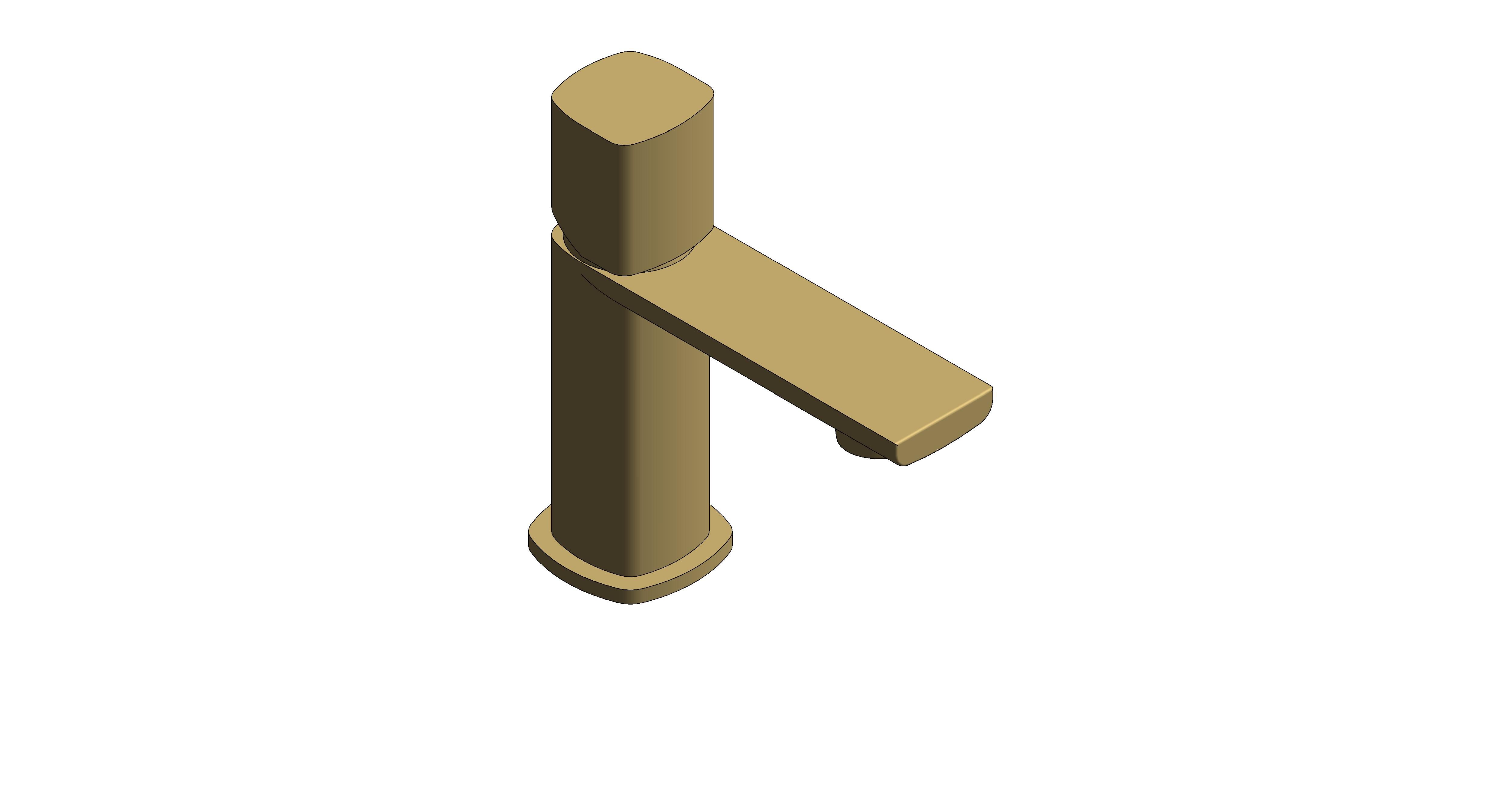 Product: CAMEO Leverless Mini Mono Basin Mixer Tap For Low Pressure Systems and Universal Waste (CAM-100M/CC-LP-SBR)