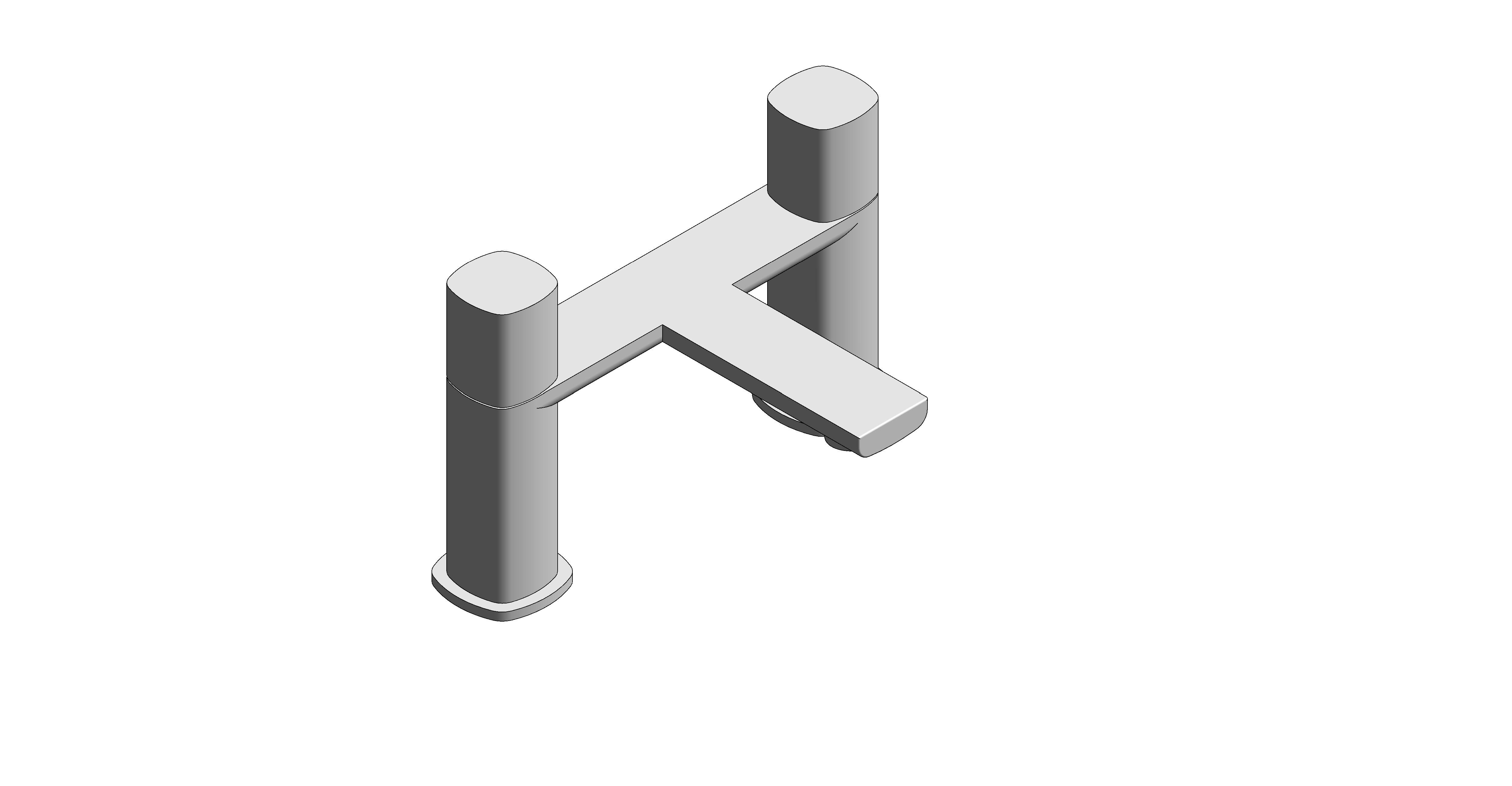 Product: CAMEO Deck Mounted Bath Mixer (CAM-137-CP)