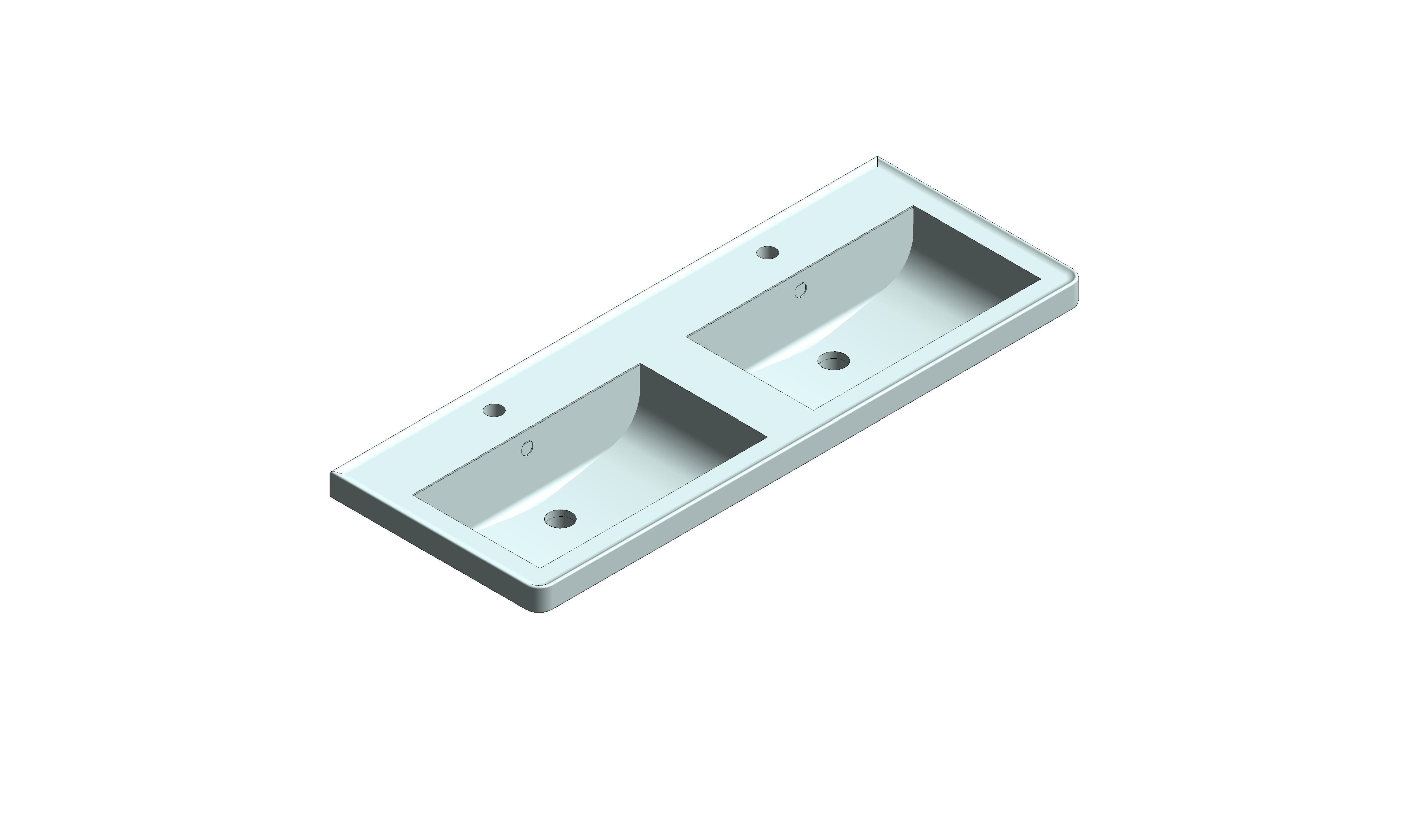 Product: CAMEO 1200mm Mineral Cast Vanity Basin (CAM-BM12-CB)