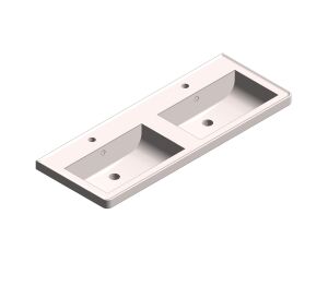 Product: CAMEO 1200mm Mineral Cast Vanity Basin (CAM-BM12-PC)