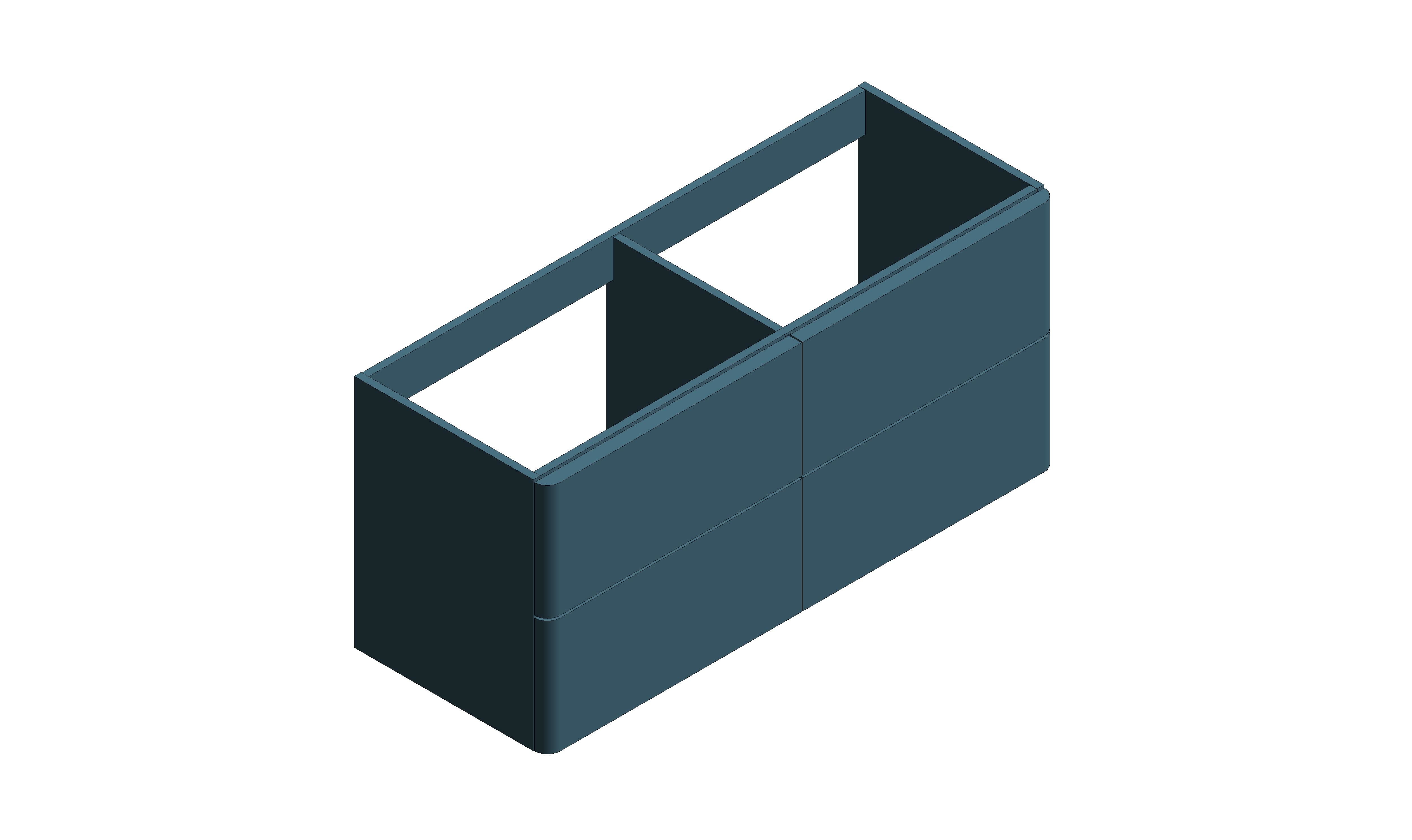 Product: CAMEO 1200mm Bathroom Vanity Unit With 4 Drawers (CAM-F1200-AB)