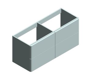 Product: CAMEO 1200mm Bathroom Vanity Unit With 4 Drawers (CAM-F1200-CB)
