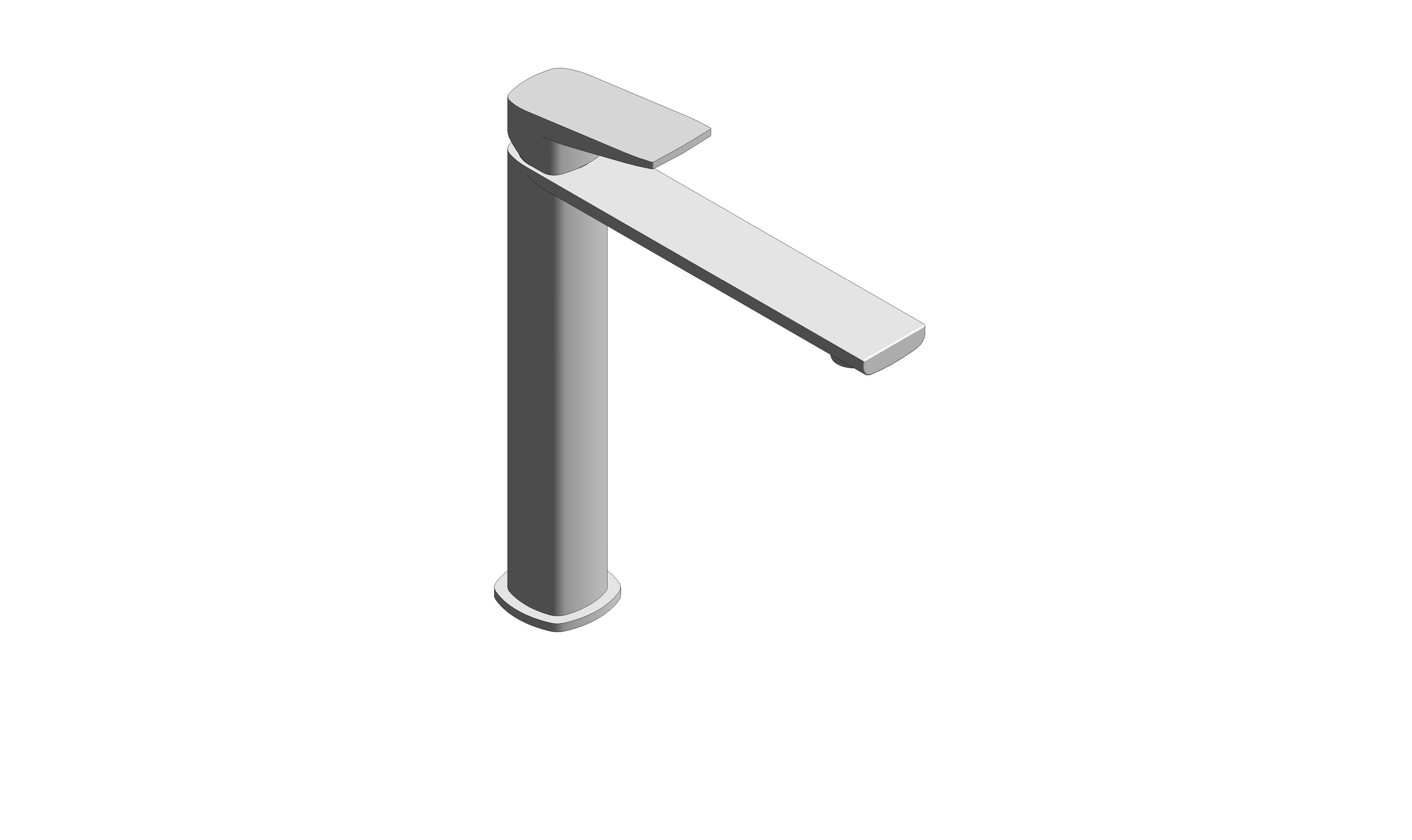Product: CAMEO Lever Extended Mono Basin Mixer (CAM-200E/SB-CP)