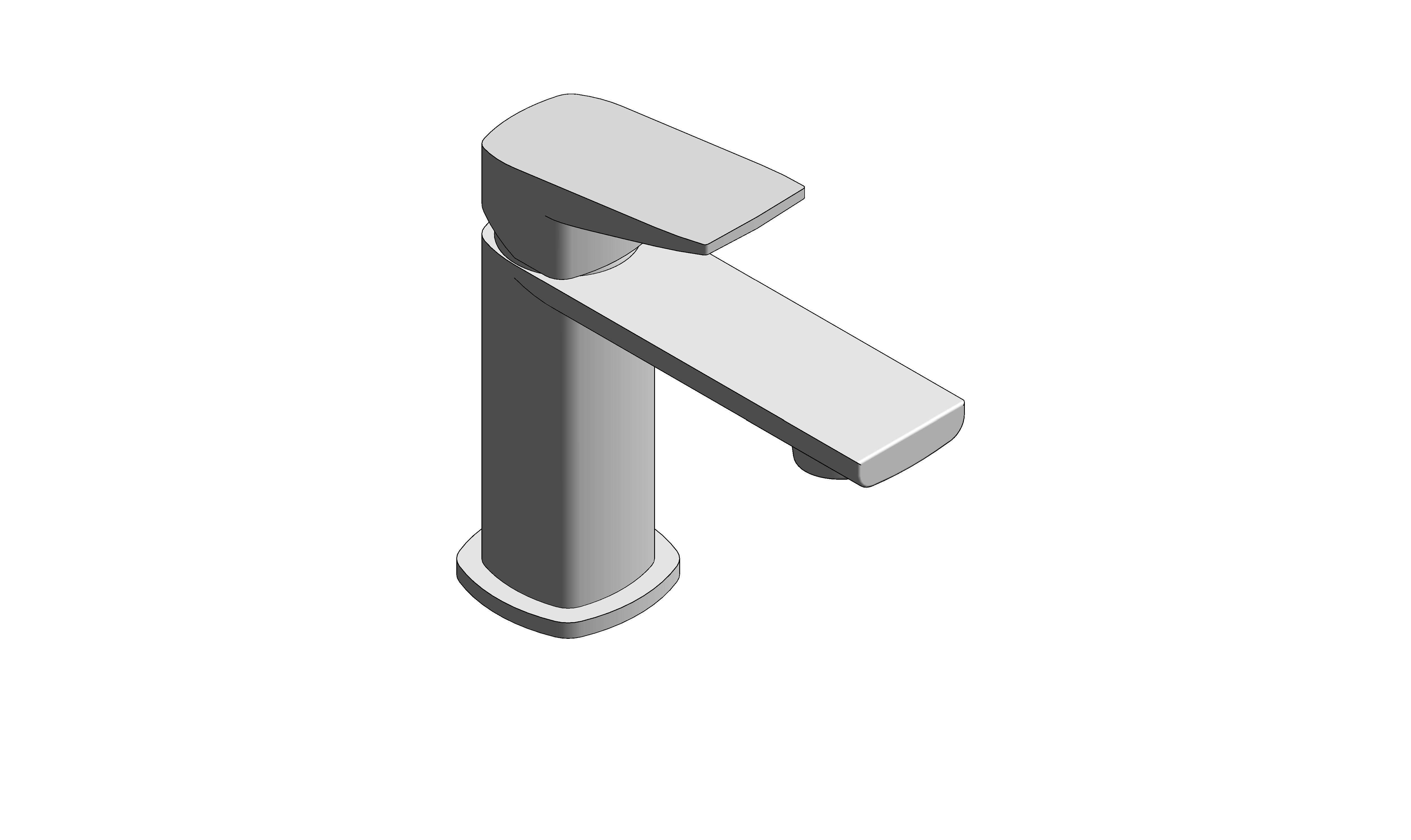 Product: CAMEO Lever Mini Mono Basin Mixer for Low Pressure System and Universal Basin Waste (CAM-200M/CC-LP-CP)