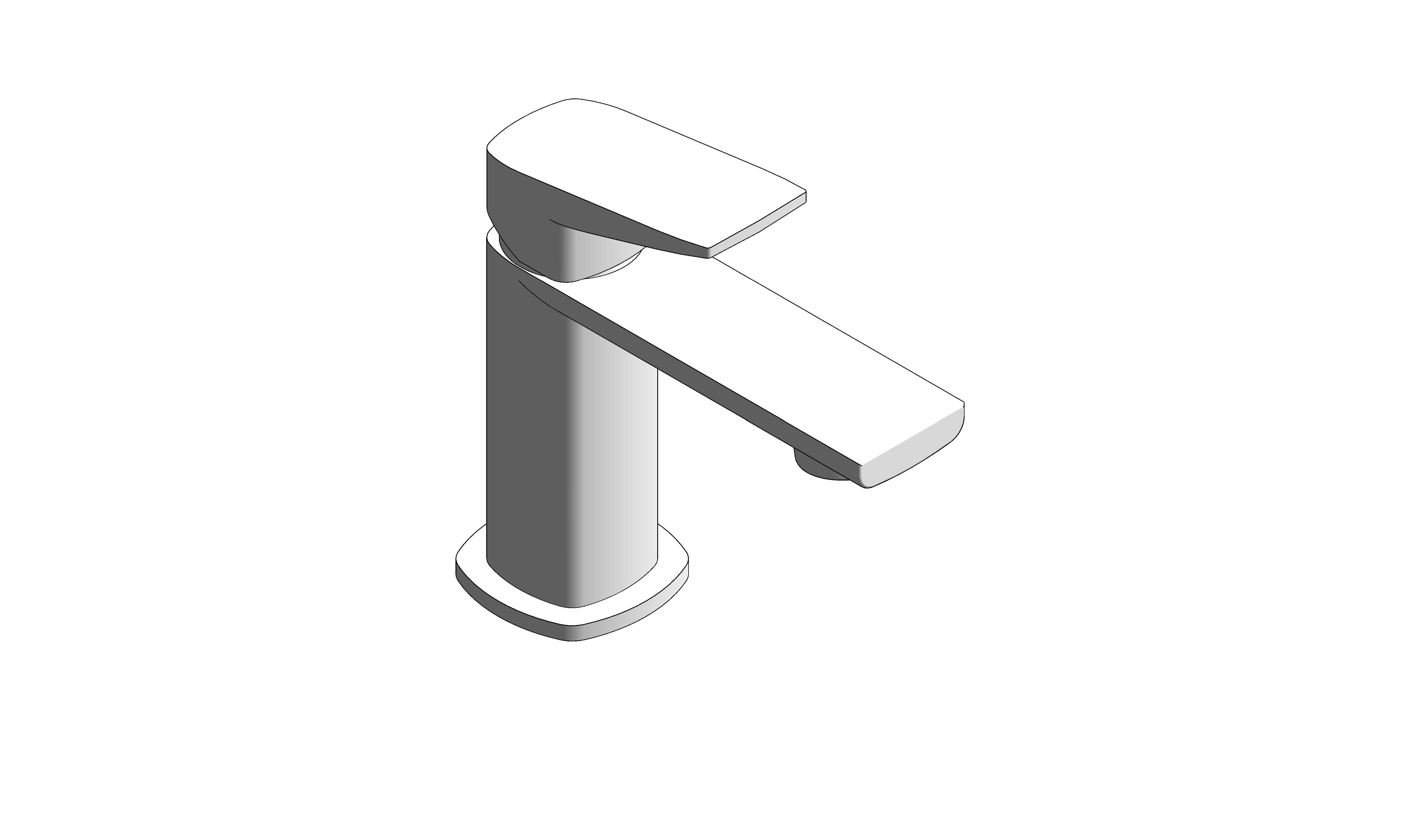 Product: CAMEO Lever Mini Mono Basin Mixer and Universal Basin Waste (CAM-200M/CC-MW)