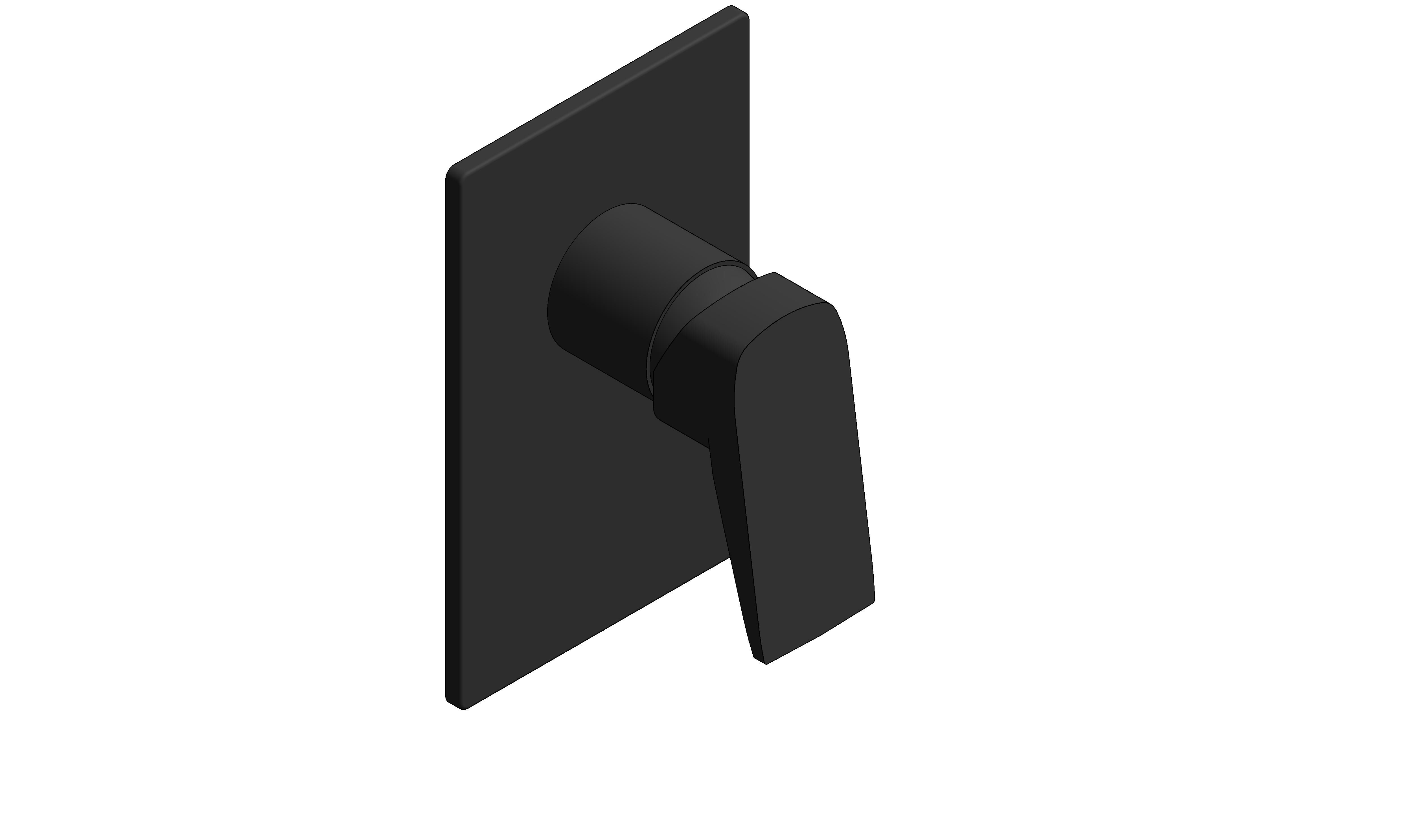 Product: CAMEO Concealed 1 Outlet Manual Valve (CAM-245A-MB)