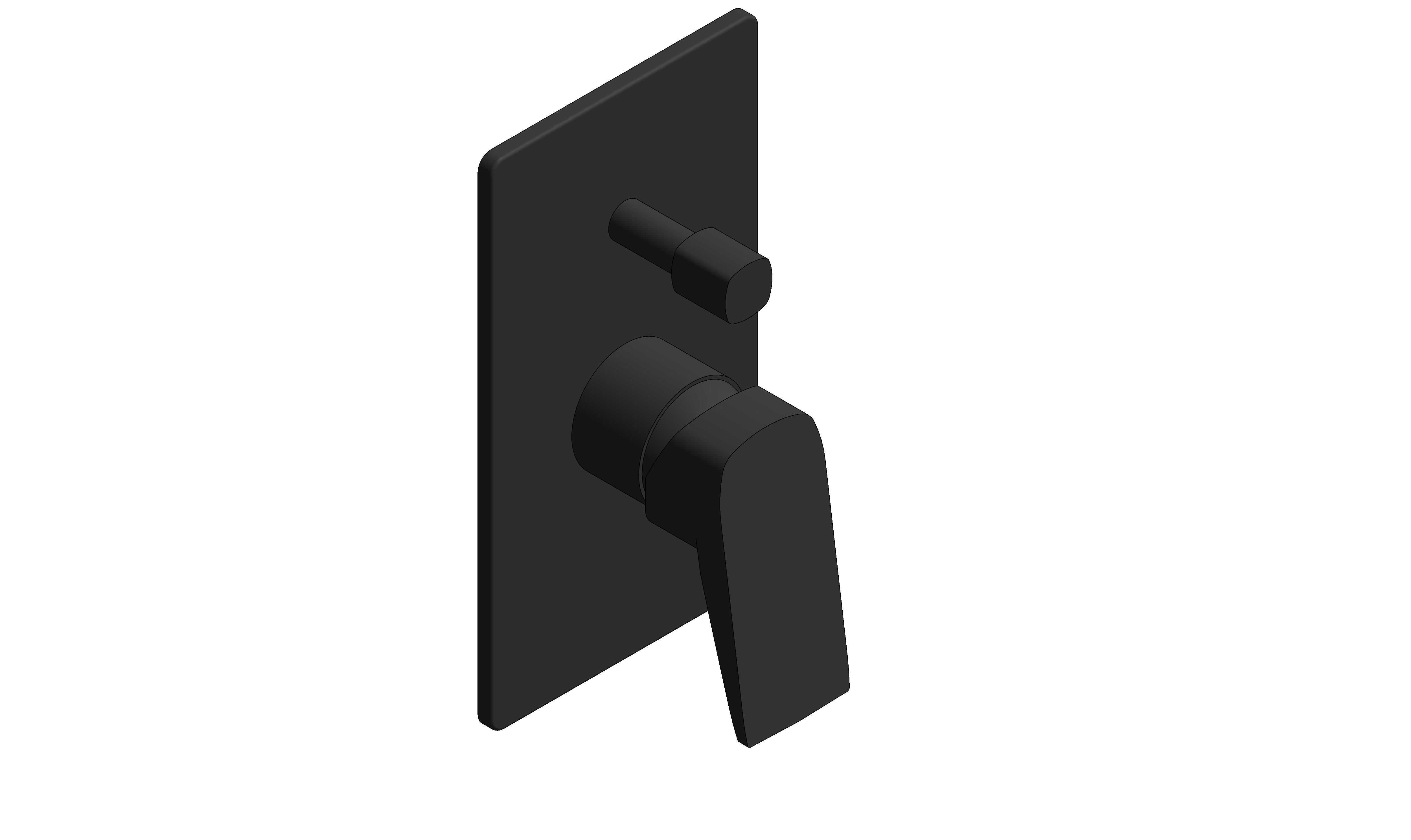 Product: CAMEO Concealed 2 Outlet Manual Valve (CAM-247A-MB)