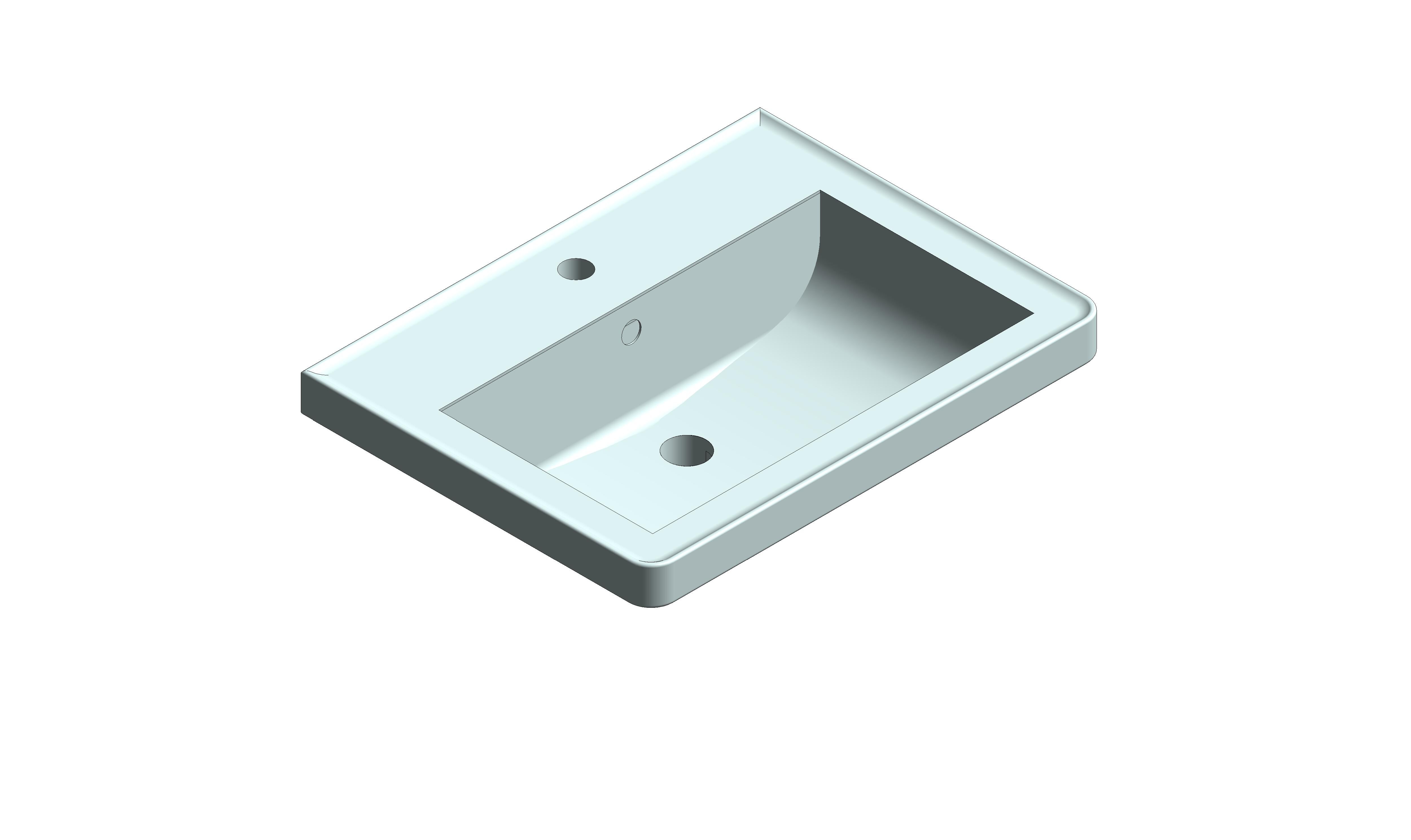 Product: CAMEO 600mm Mineral Cast Vanity Basin (CAM-BM6-CB)
